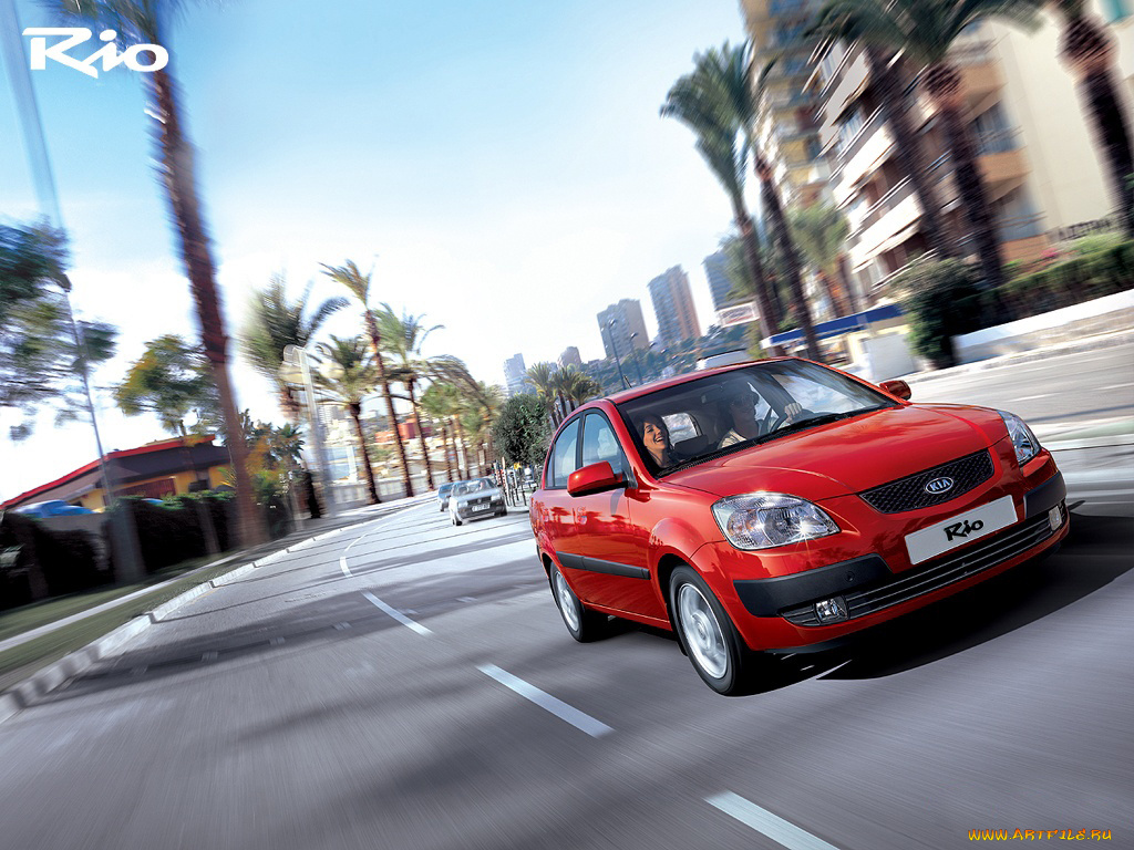 kia, rio, автомобили