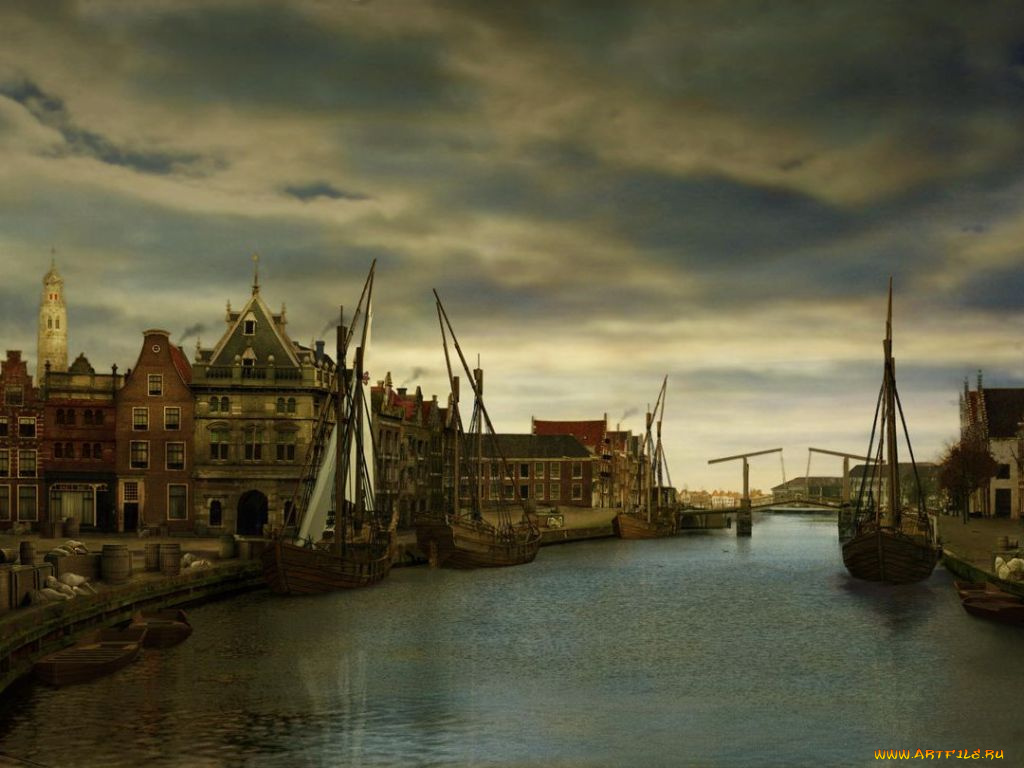 корабли, порты, причалы