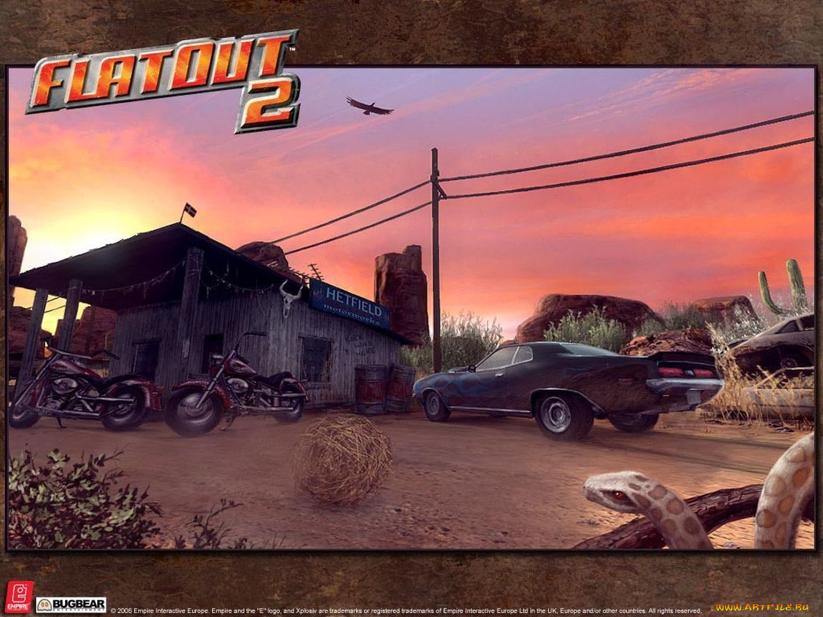 flatout, видео, игры, flat, out
