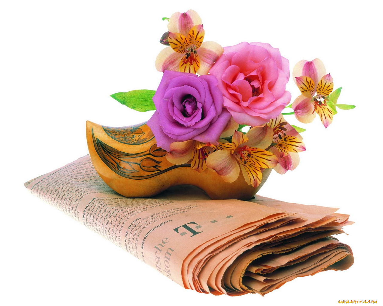 цветы, разные, вместе