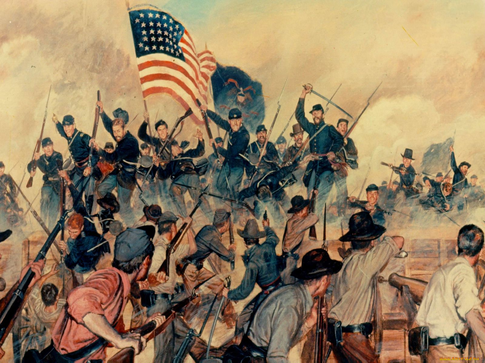 рисованные, живопись