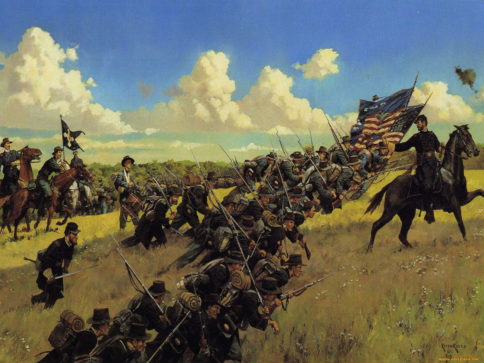 рисованные, живопись