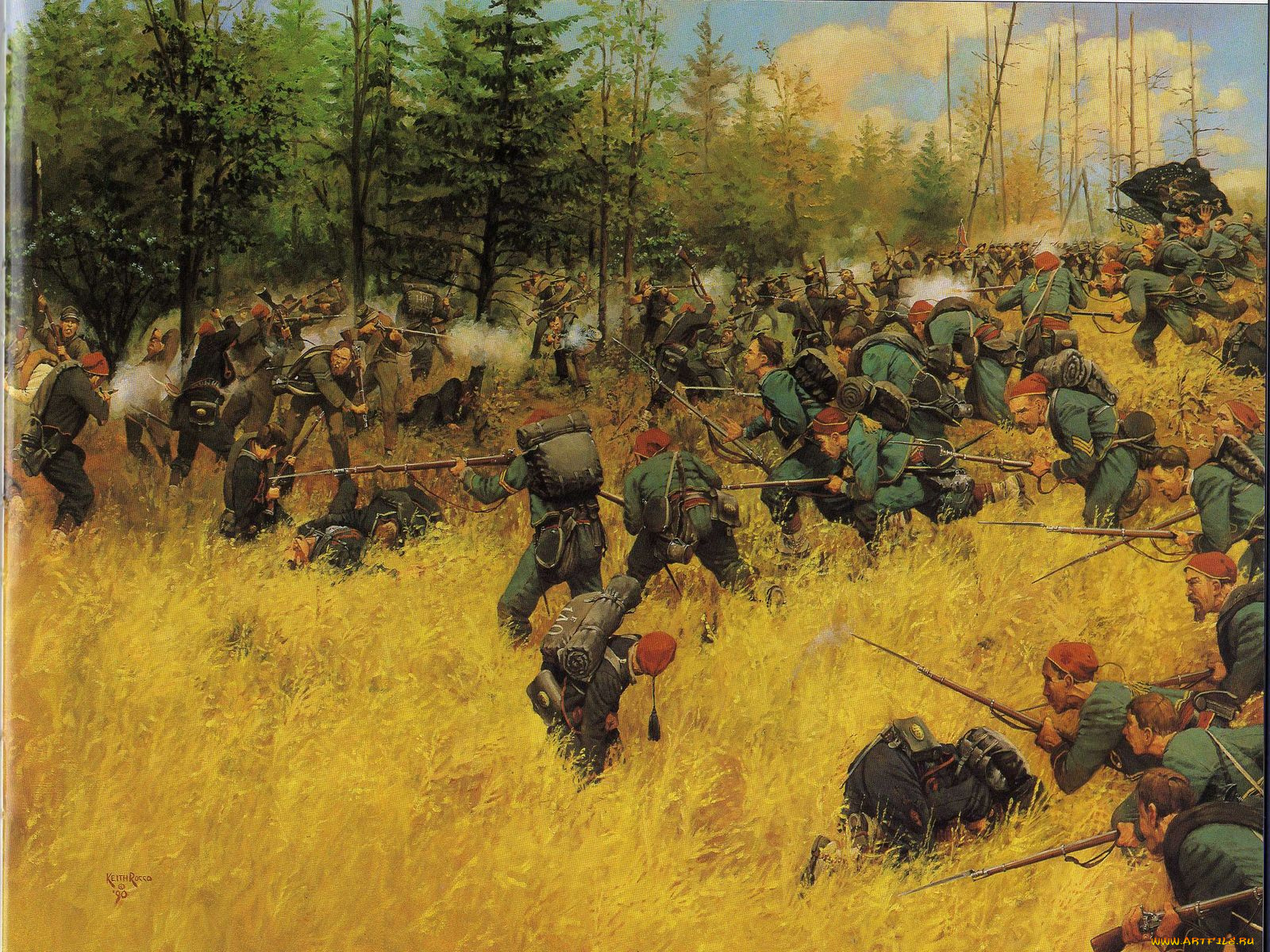 рисованные, живопись