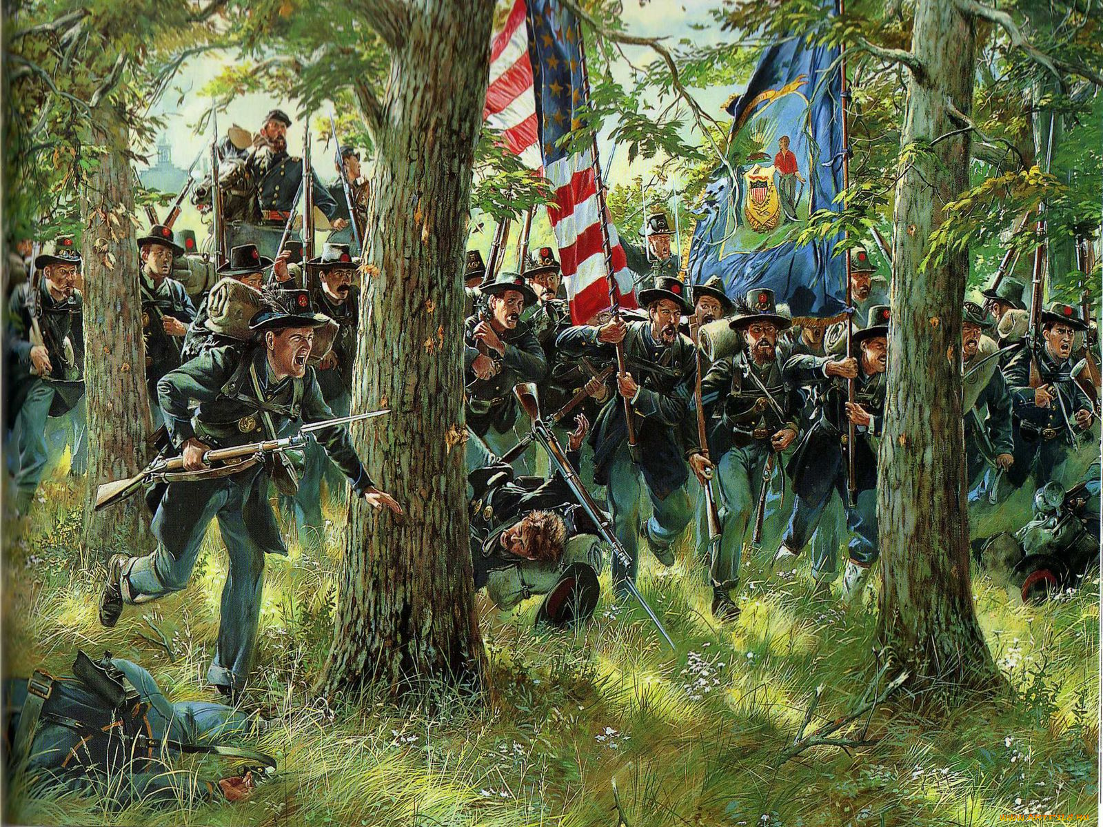 рисованные, живопись