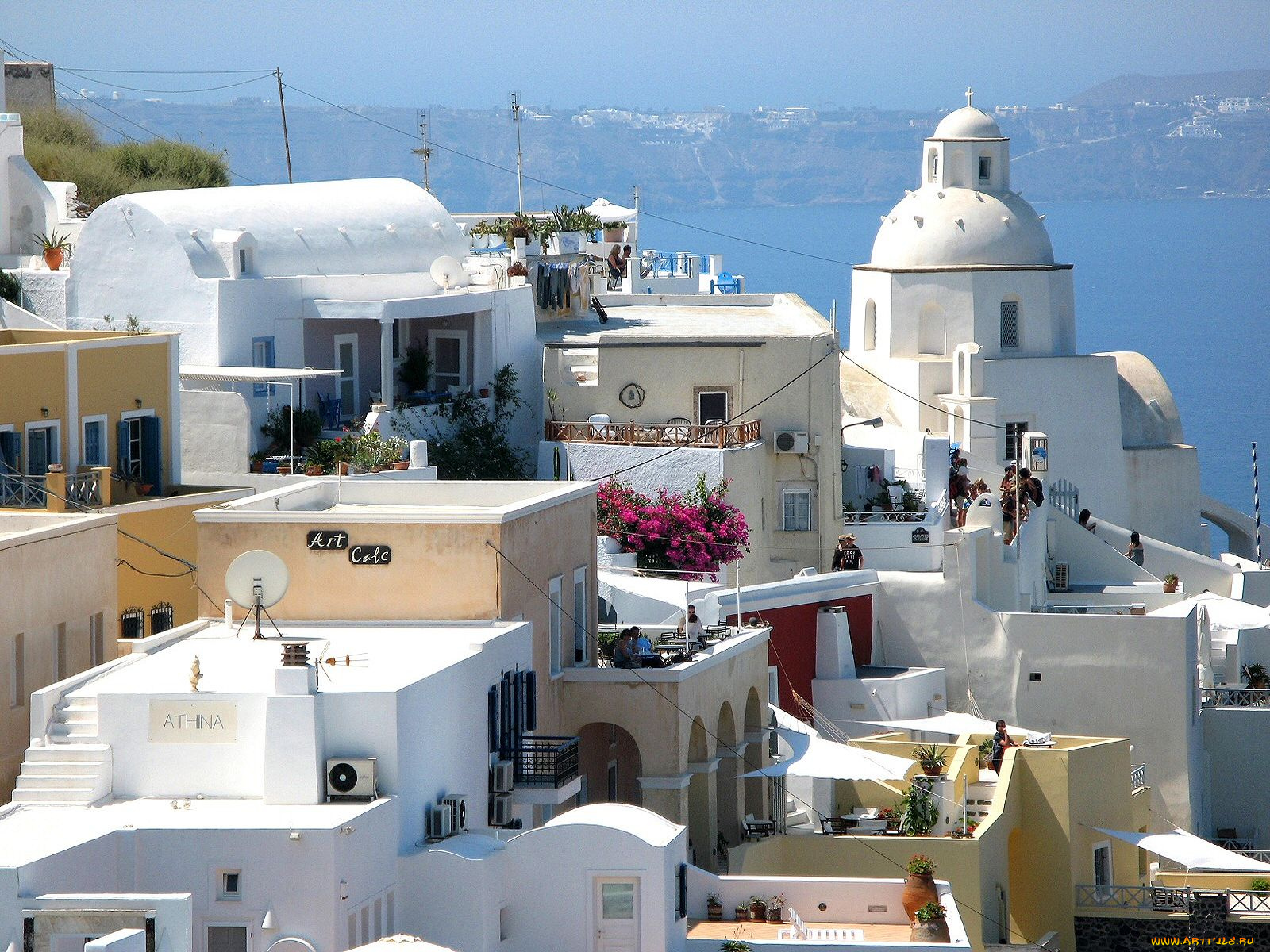 греция, города, санторини