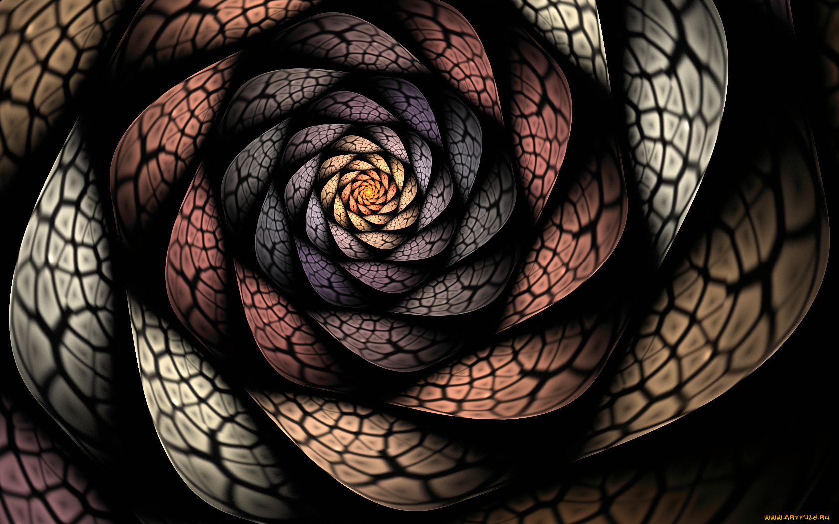 3д, графика, fractal, фракталы, фон, узор