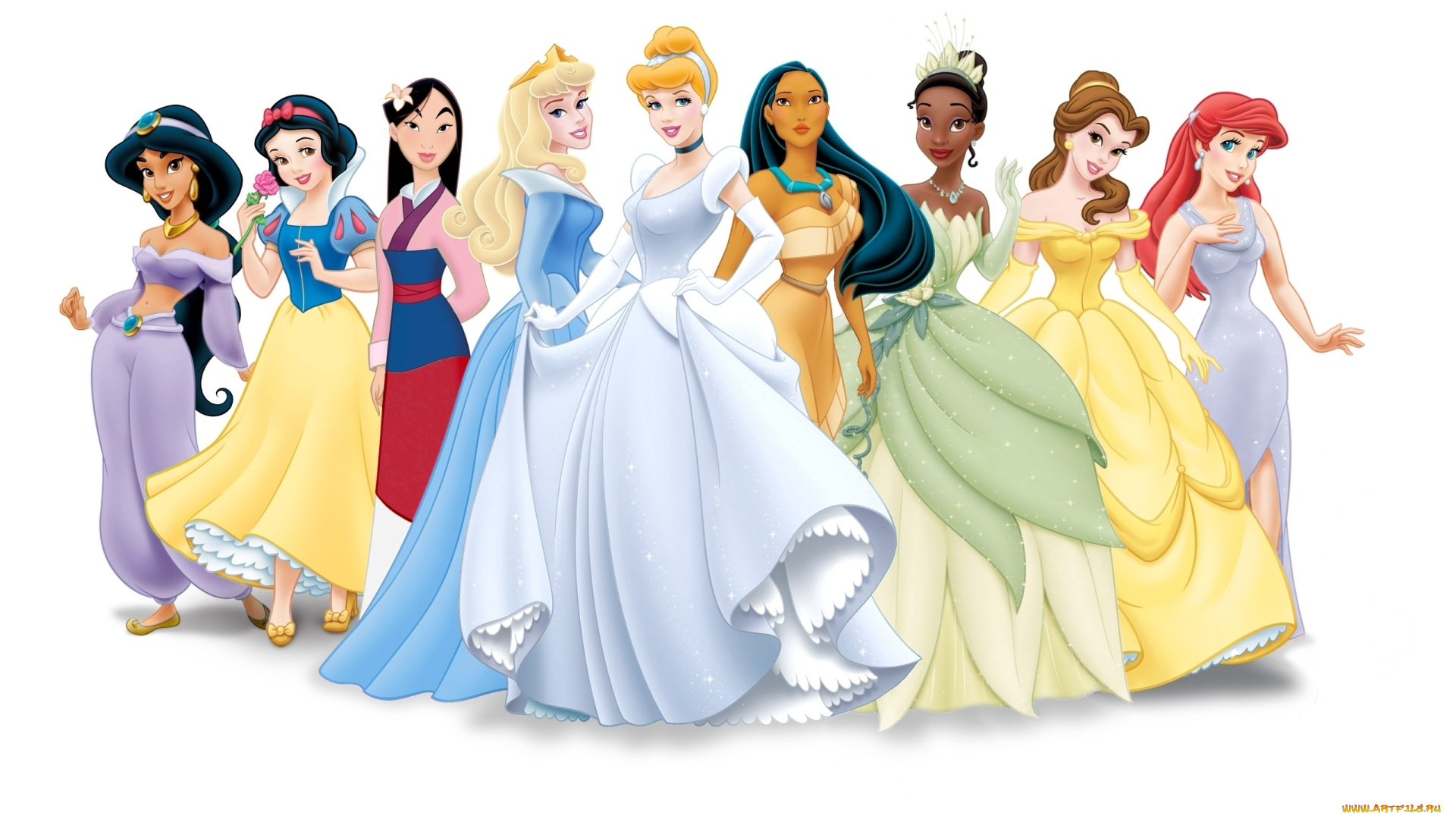 мультфильмы, disney`s, princess, девчонки, принцессы