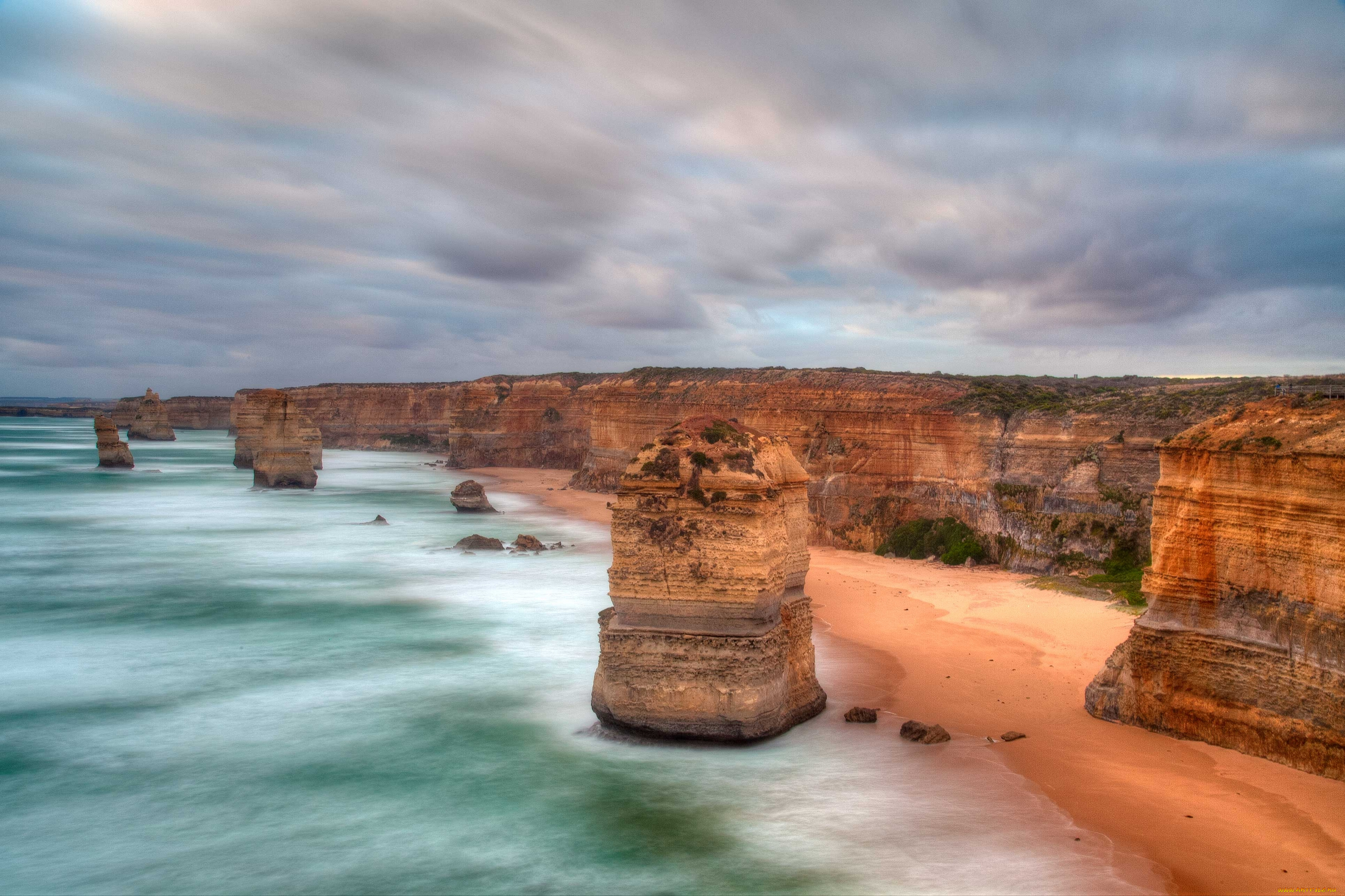природа, побережье, двенадцать, 12, апостолов, берег, море, океан, песок, суша