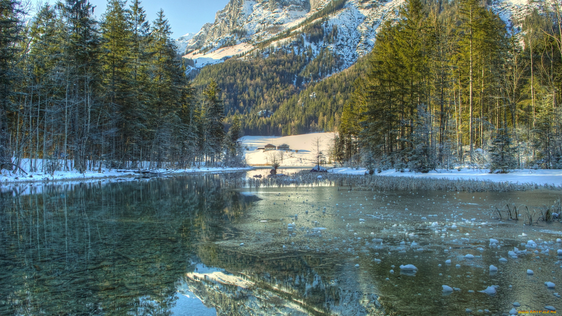 бавария, германия, природа, реки, озера, озеро, горы