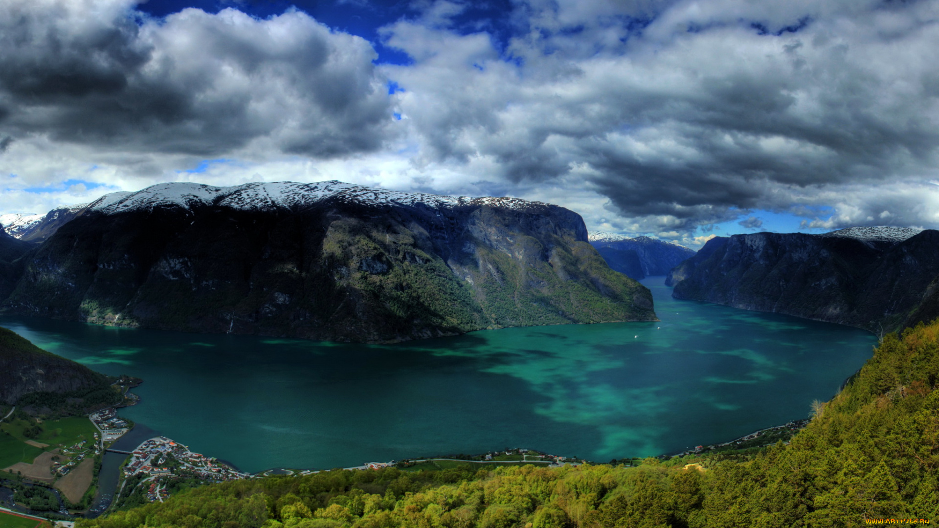 норвегия, согне, фьорд, природа, реки, озера, озеро, горы