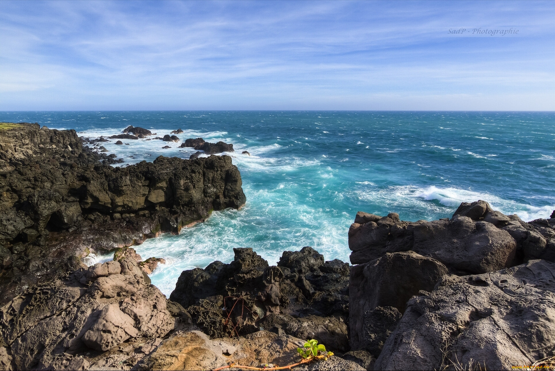 природа, побережье, скалы, море