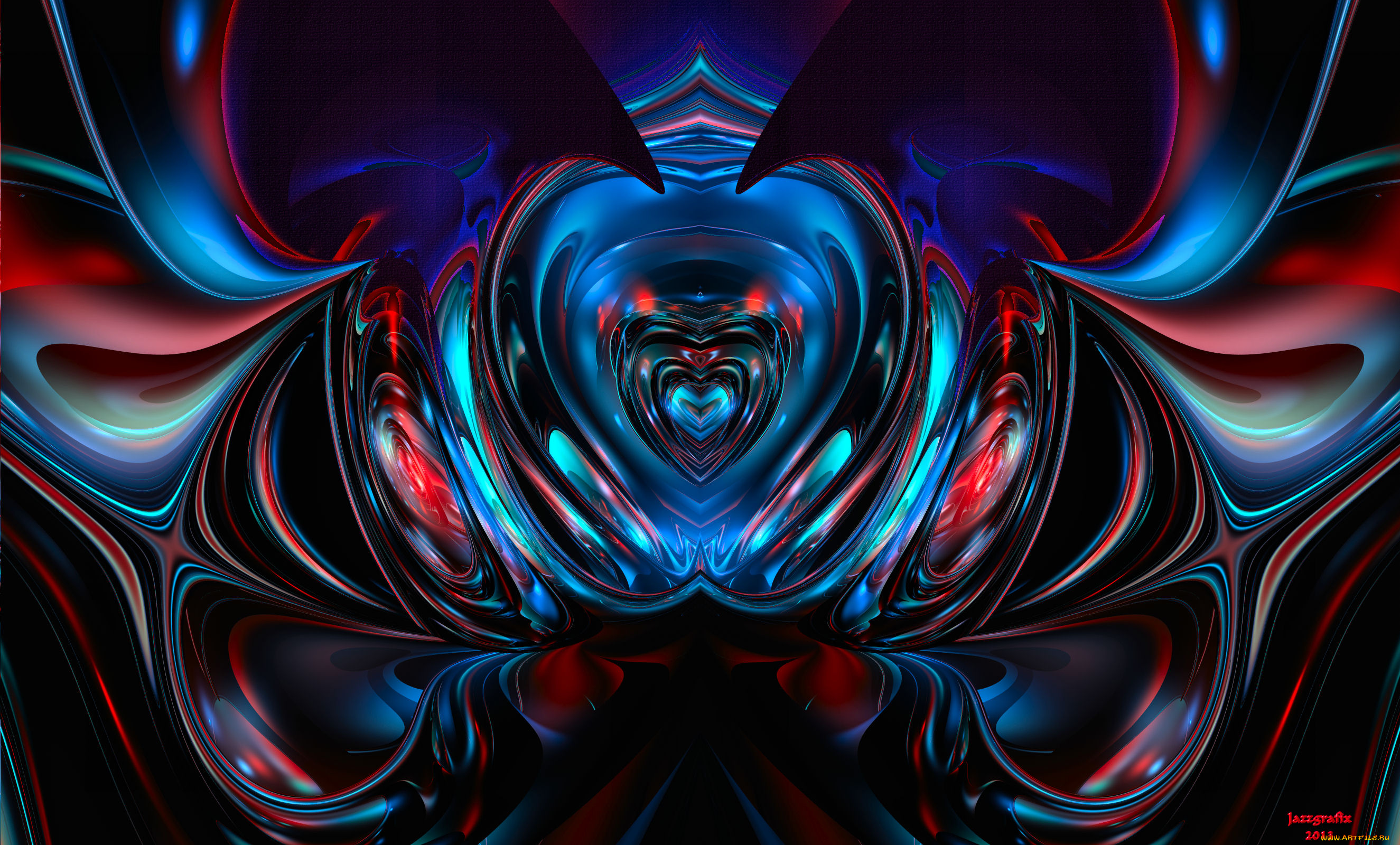 3д, графика, fractal, фракталы, фон, узор