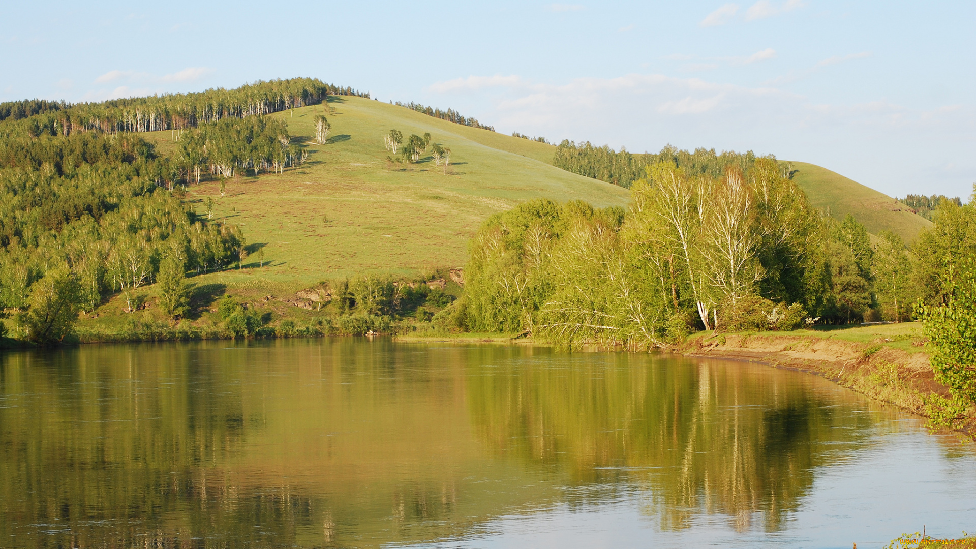 природа, реки, озера, озеро, гора