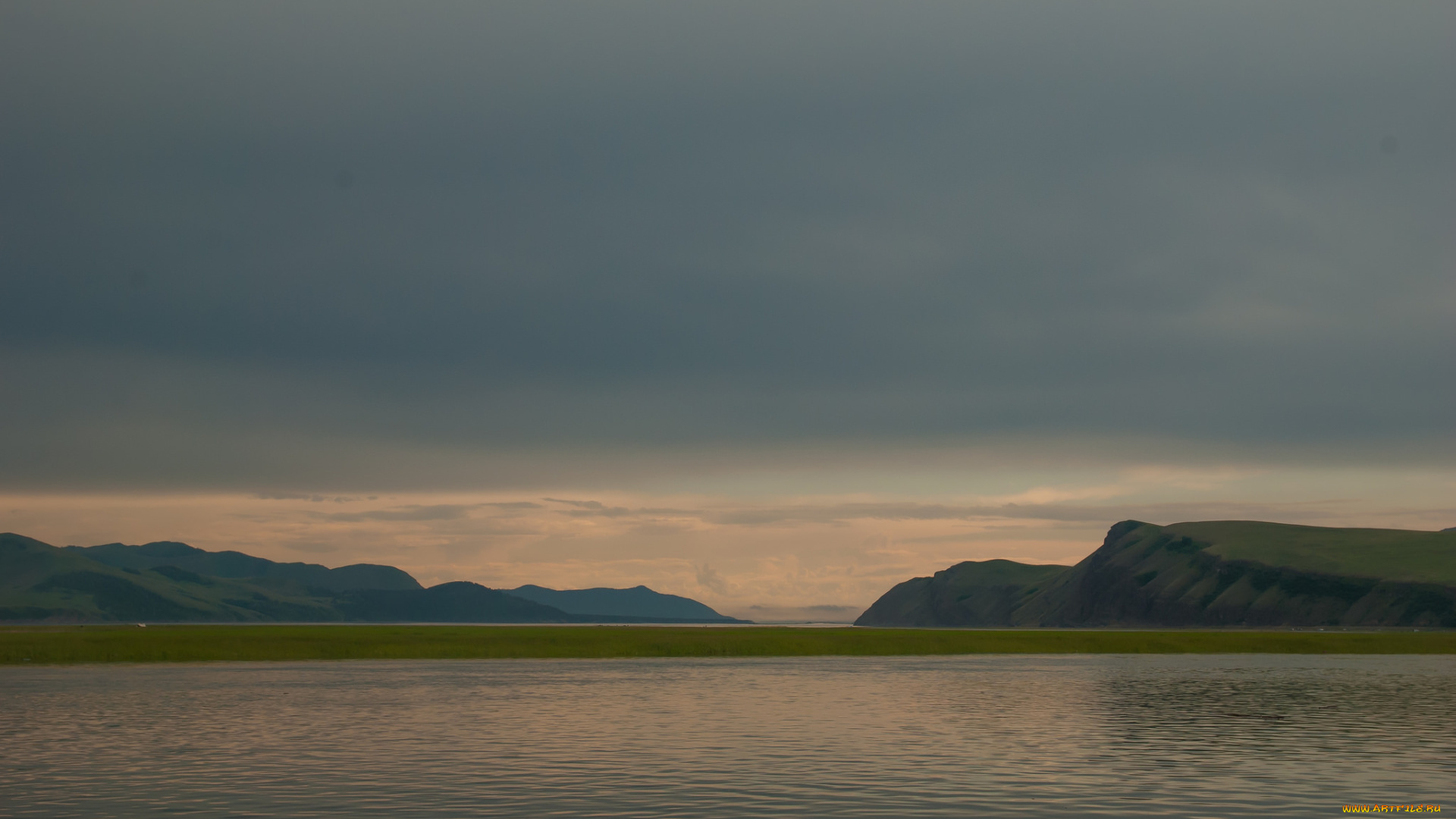 природа, реки, озера, трава, озеро, горы