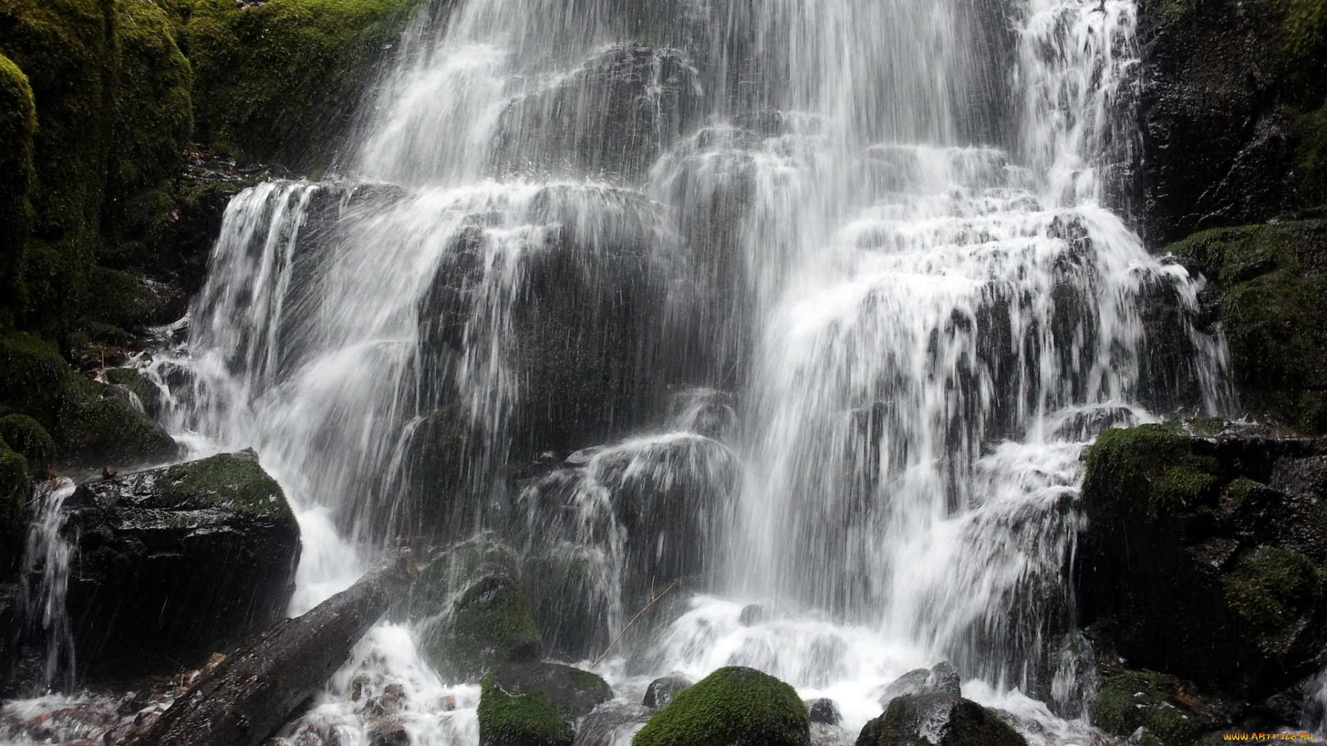 природа, водопады, вода, камни, водопад