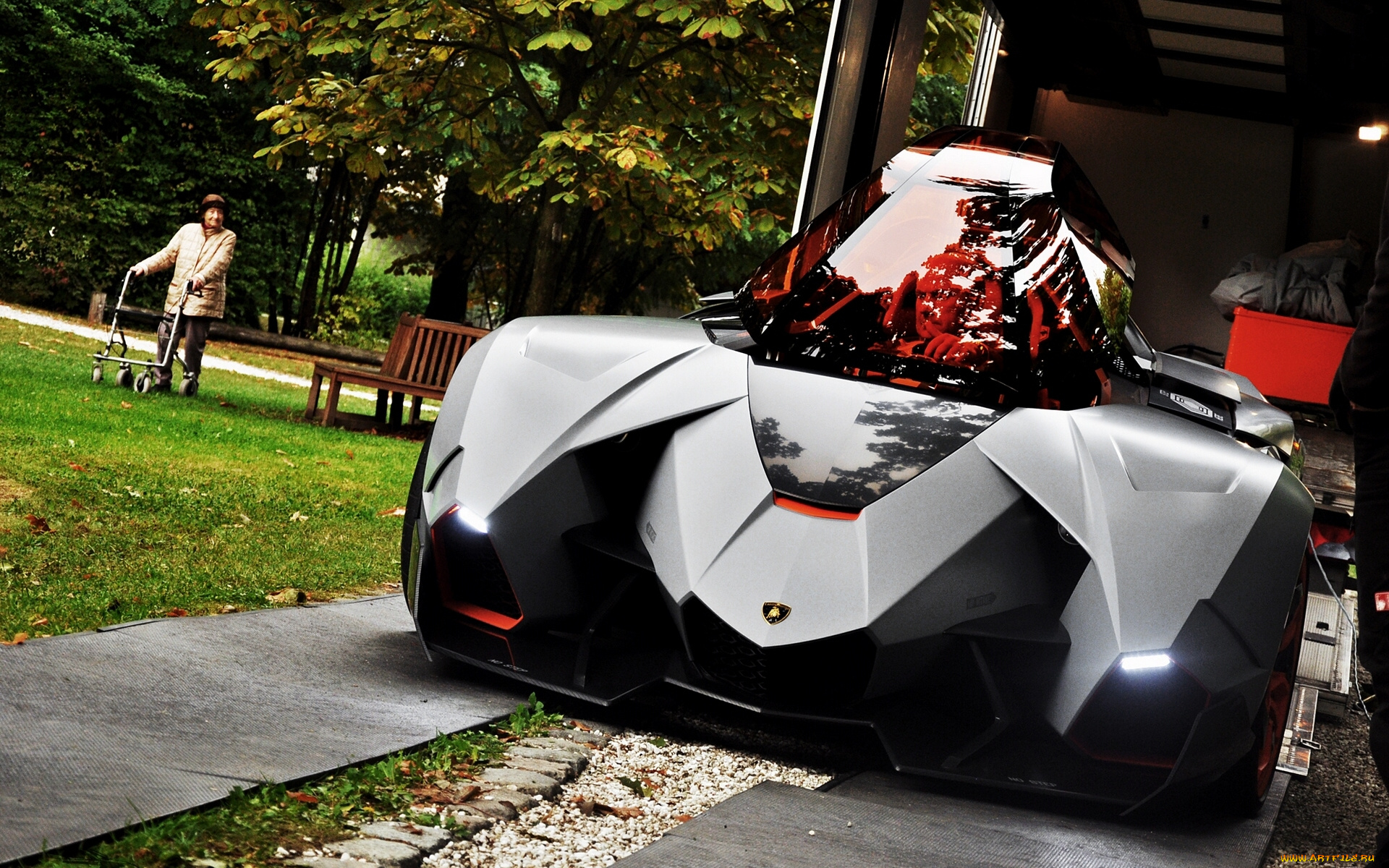 2013, lamborghini, egoista, concept, автомобили, выставки, и, уличные, фото, чёрный, lamborghini, egoista, concept
