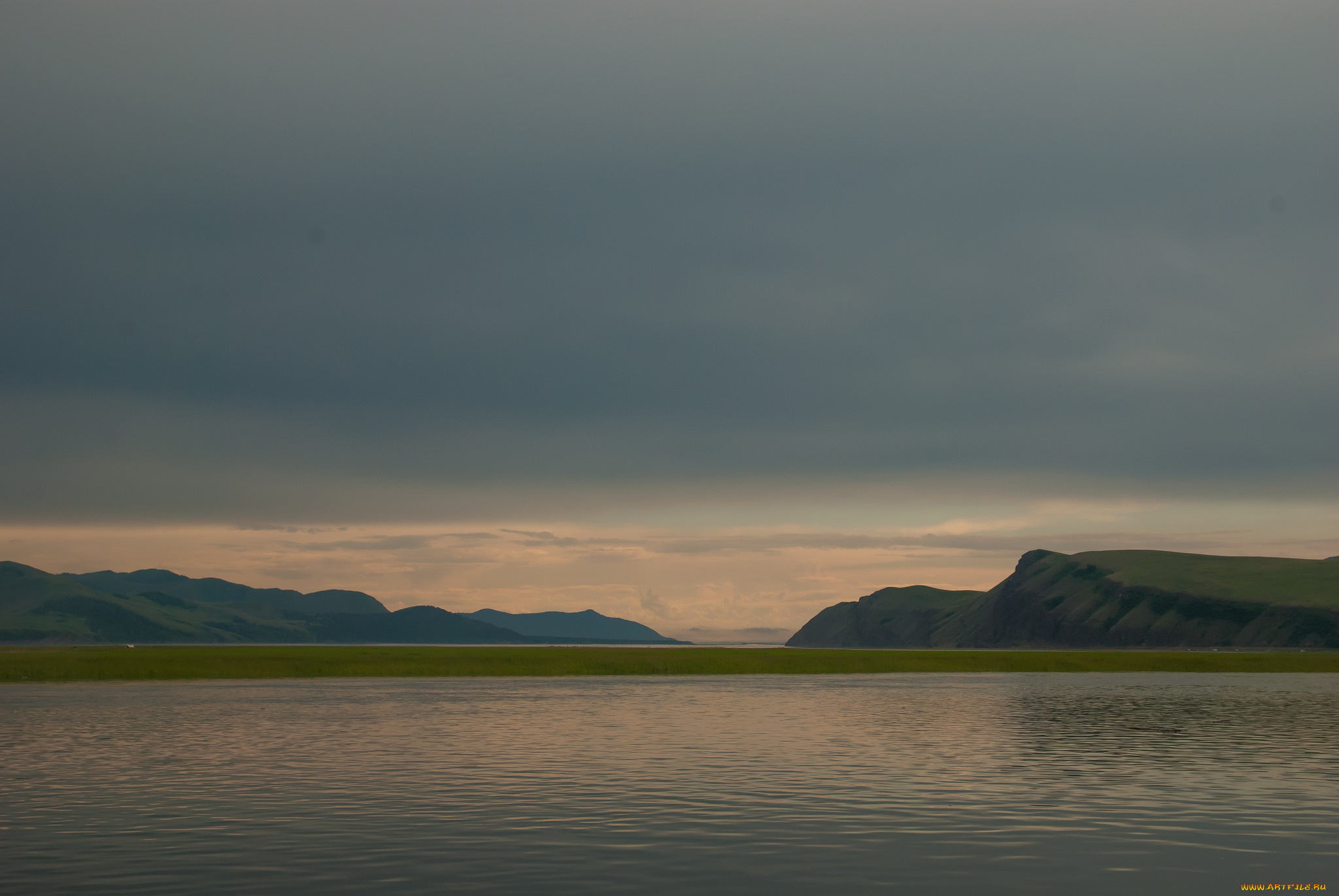 природа, реки, озера, трава, озеро, горы