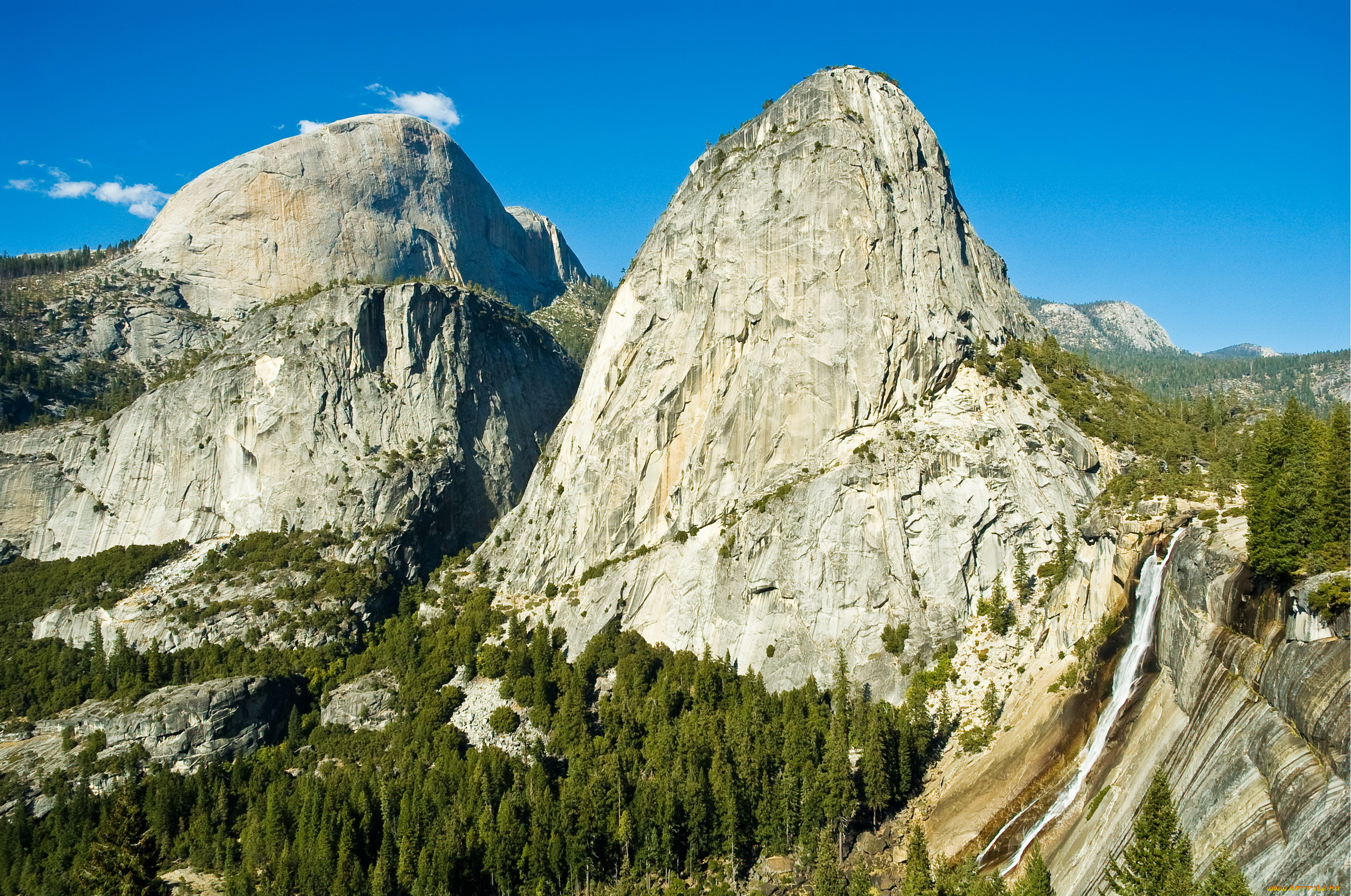 yosemite, national, park, california, природа, горы, yosemite, national, park, лес, скала
