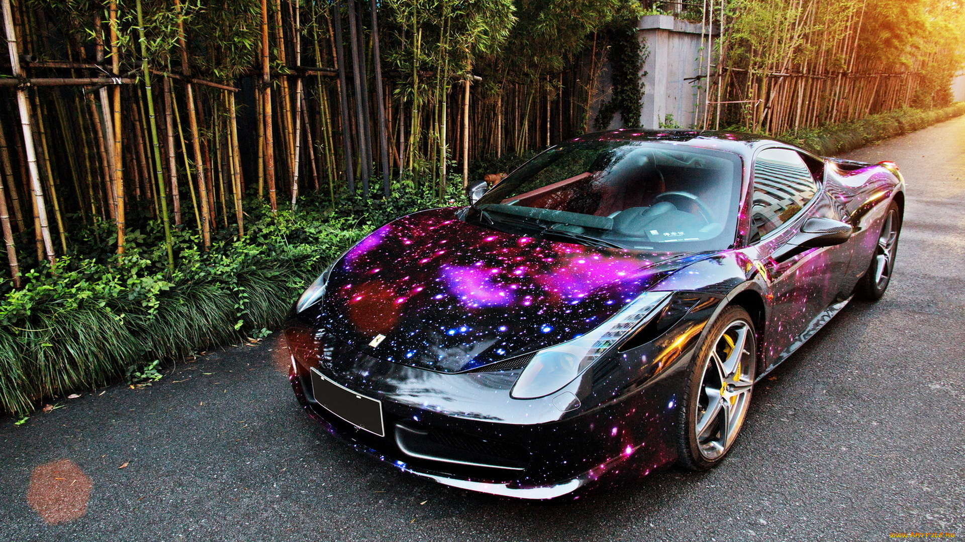 автомобили, ferrari, расцветка, машина