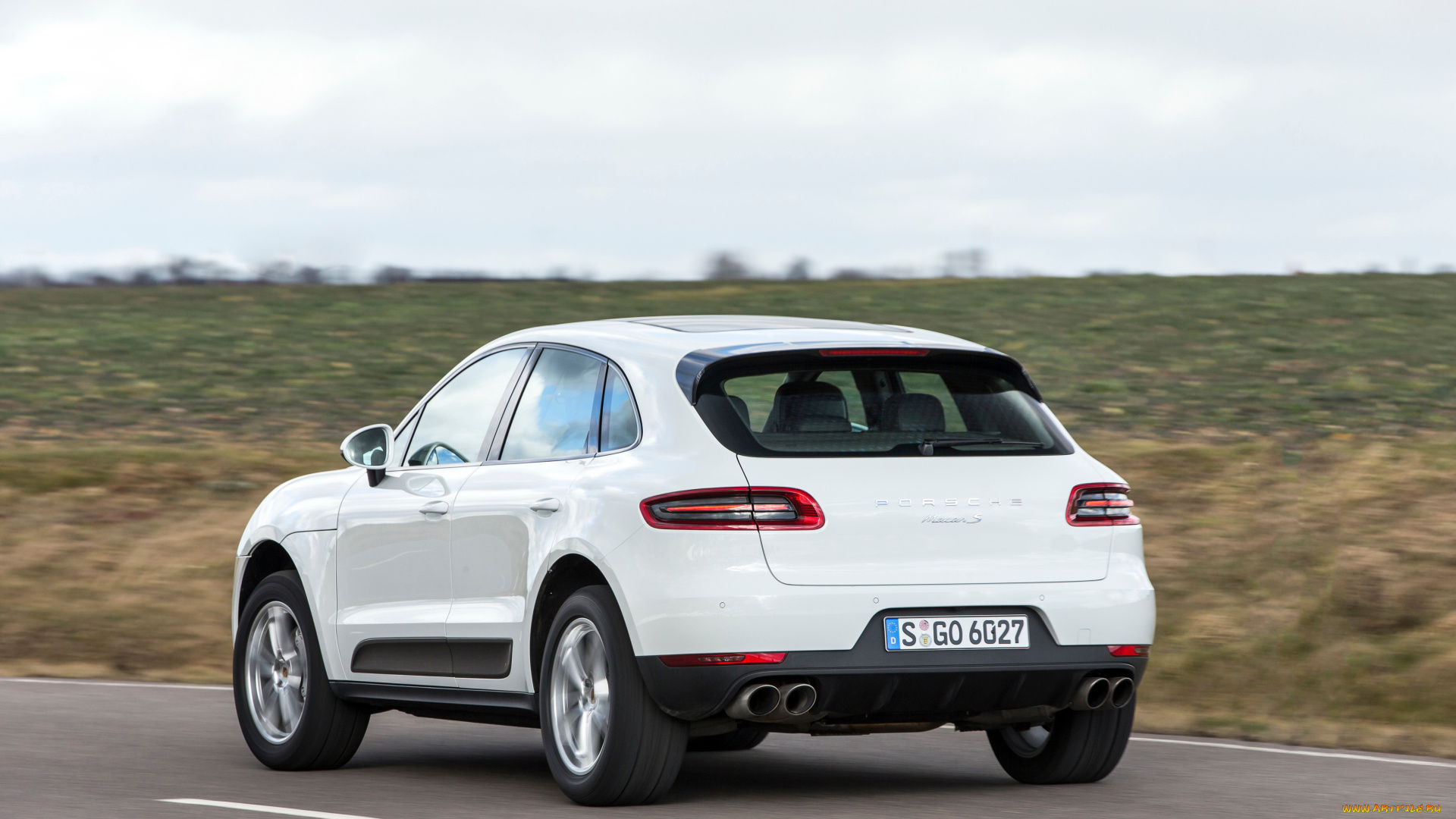 автомобили, porsche, светлый, 2014г, 95b, macan, s