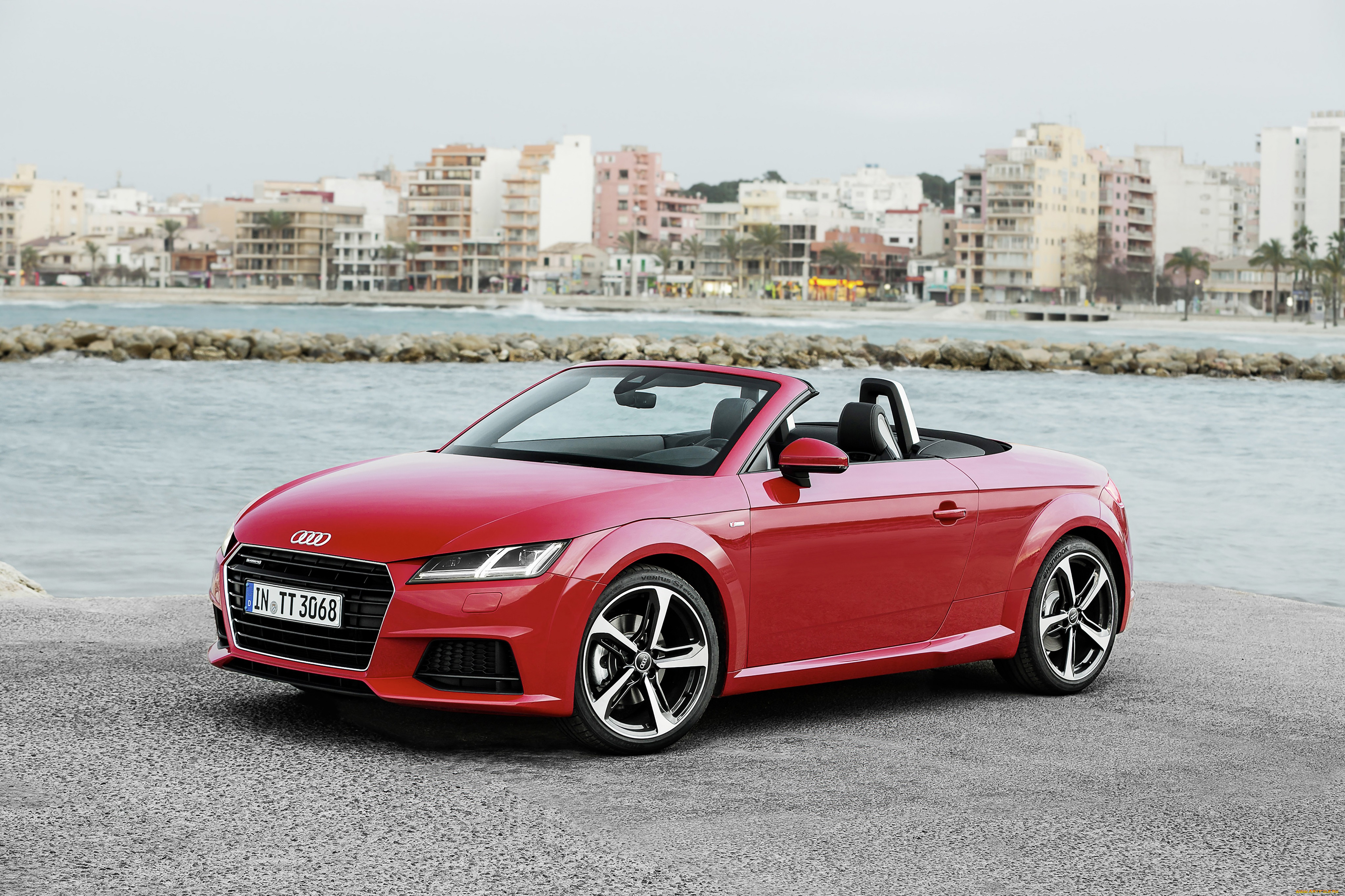 автомобили, audi, tt, красный, 2014г, 8s, s, line, quattro, tfsi, 2-0, roadster