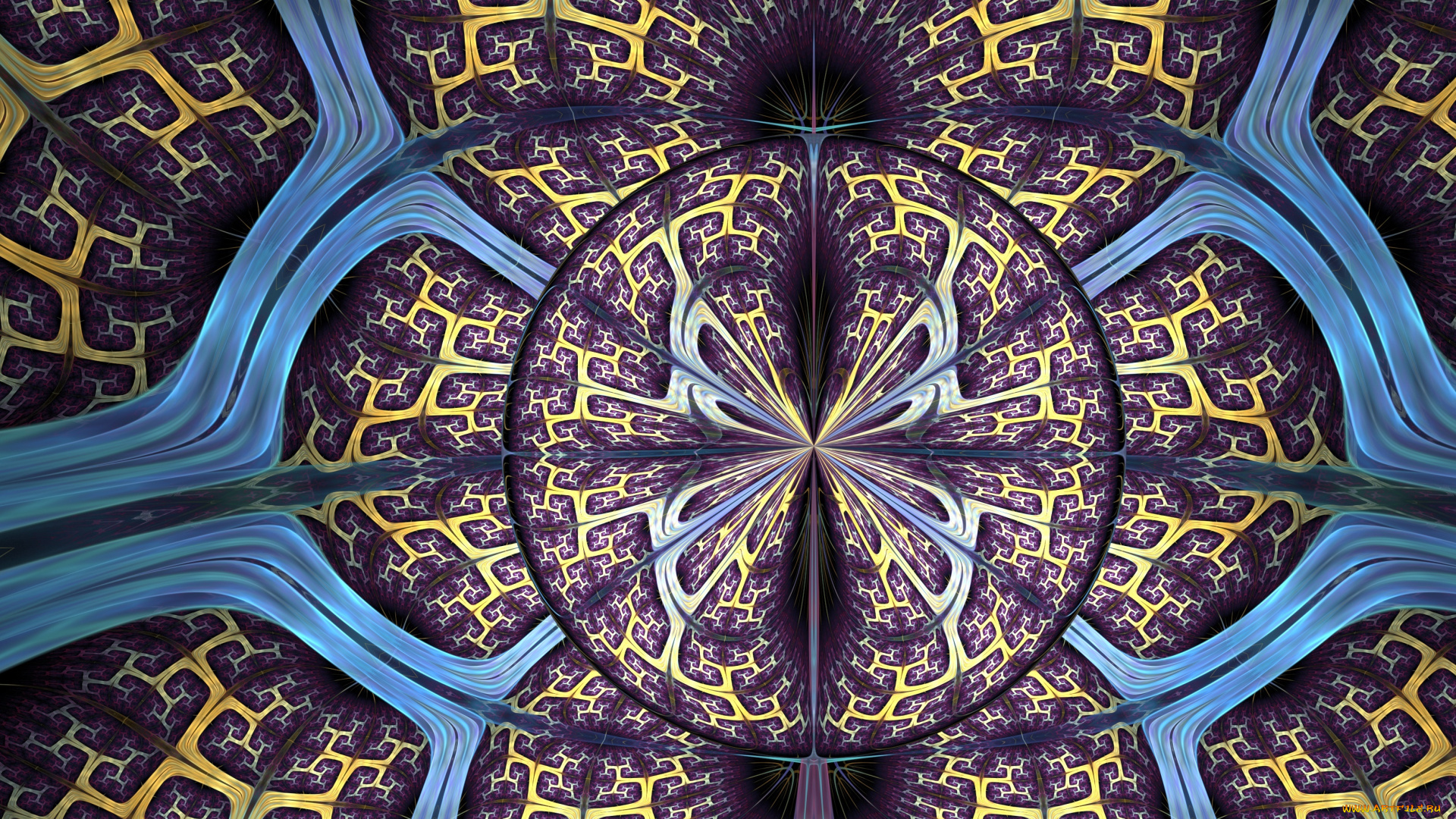 3д, графика, фракталы, , fractal, узор, фон, цвета