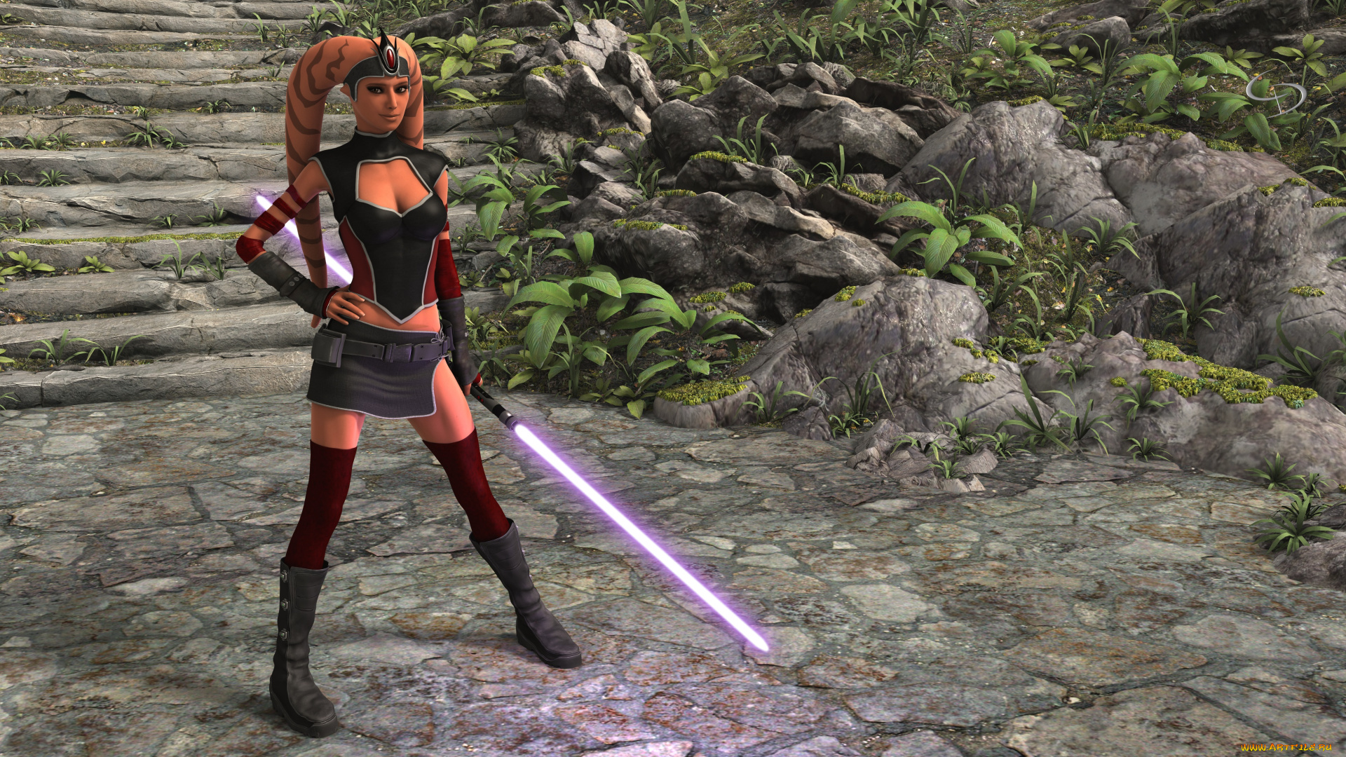 3д, графика, существа, , creatures, халк, взгляд, фон, оружие