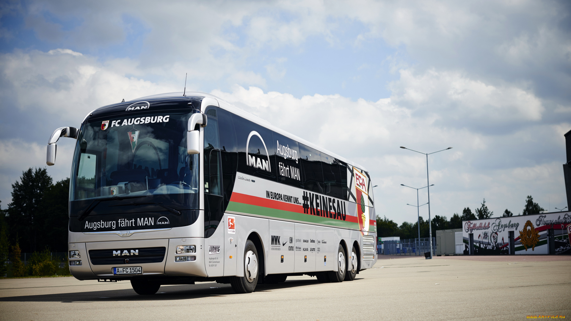автомобили, автобусы, man, 2015г, fc, ausburg, fuball-club, supreme, coach, l, lions