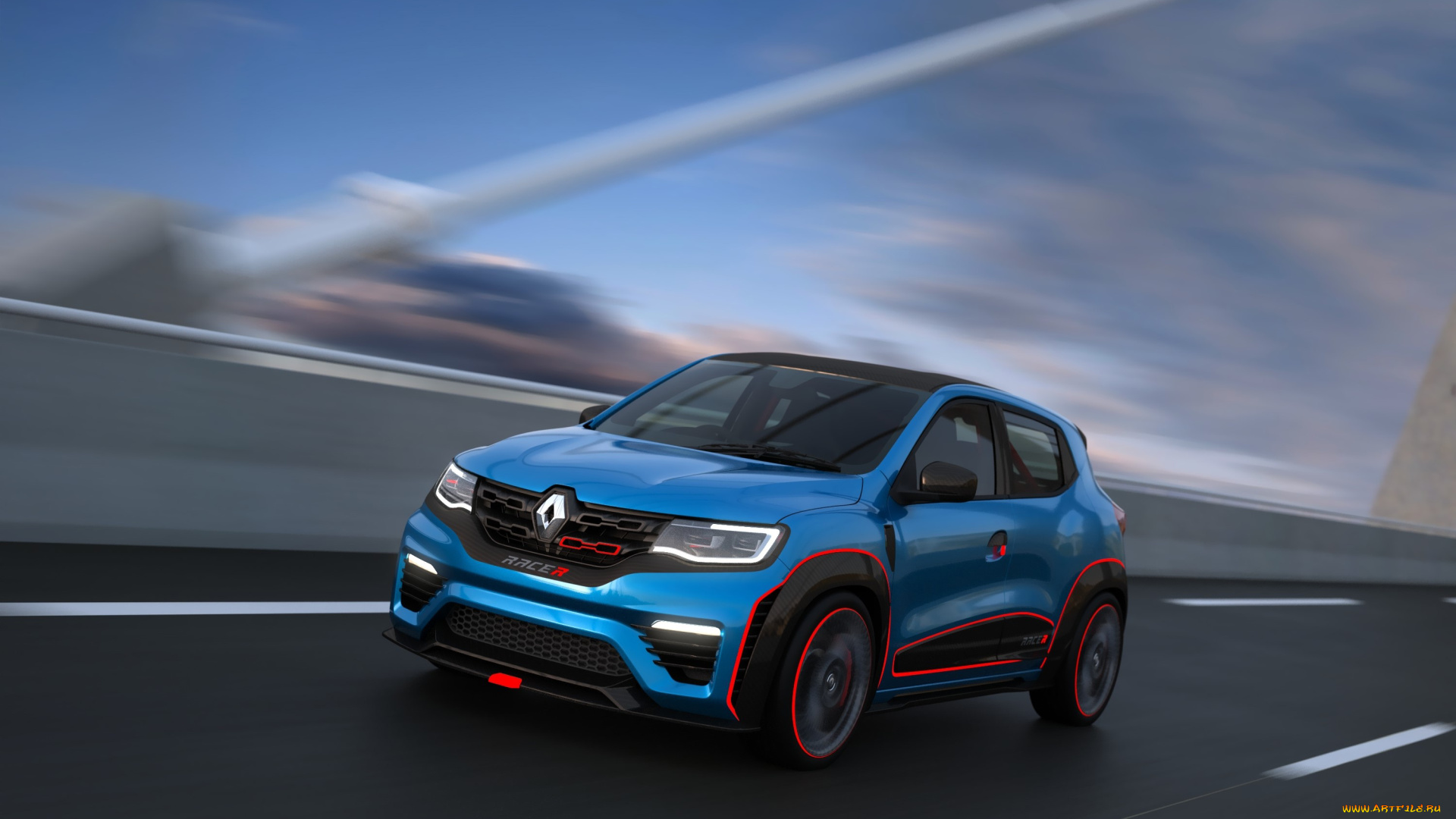 автомобили, renault, kwid, racer, concept, 2016г