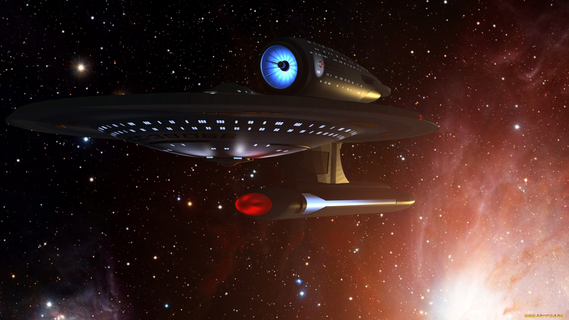 космос, арт, вселенная, полет, космический, корабль