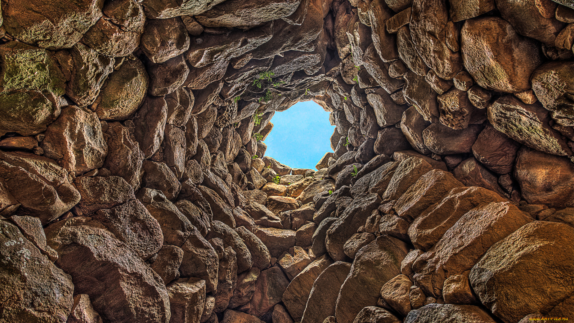 природа, другое, камни, труба