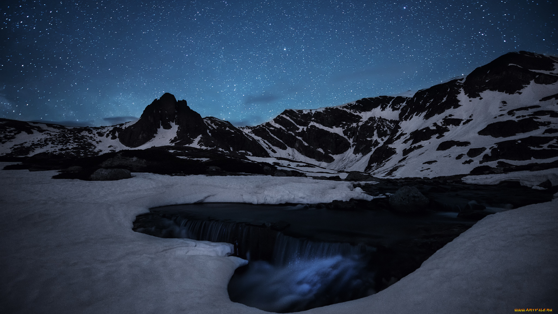 природа, реки, озера, ночь, пейзаж