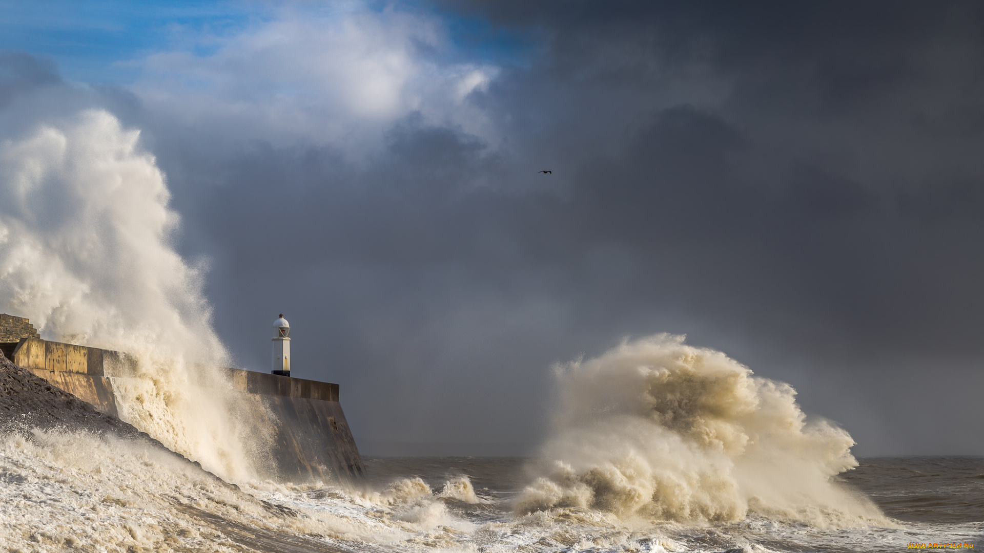 природа, стихия, маяк