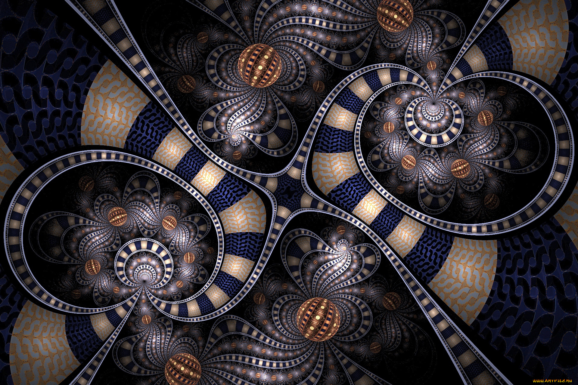 3д, графика, фракталы, , fractal, узор, фон, цвета