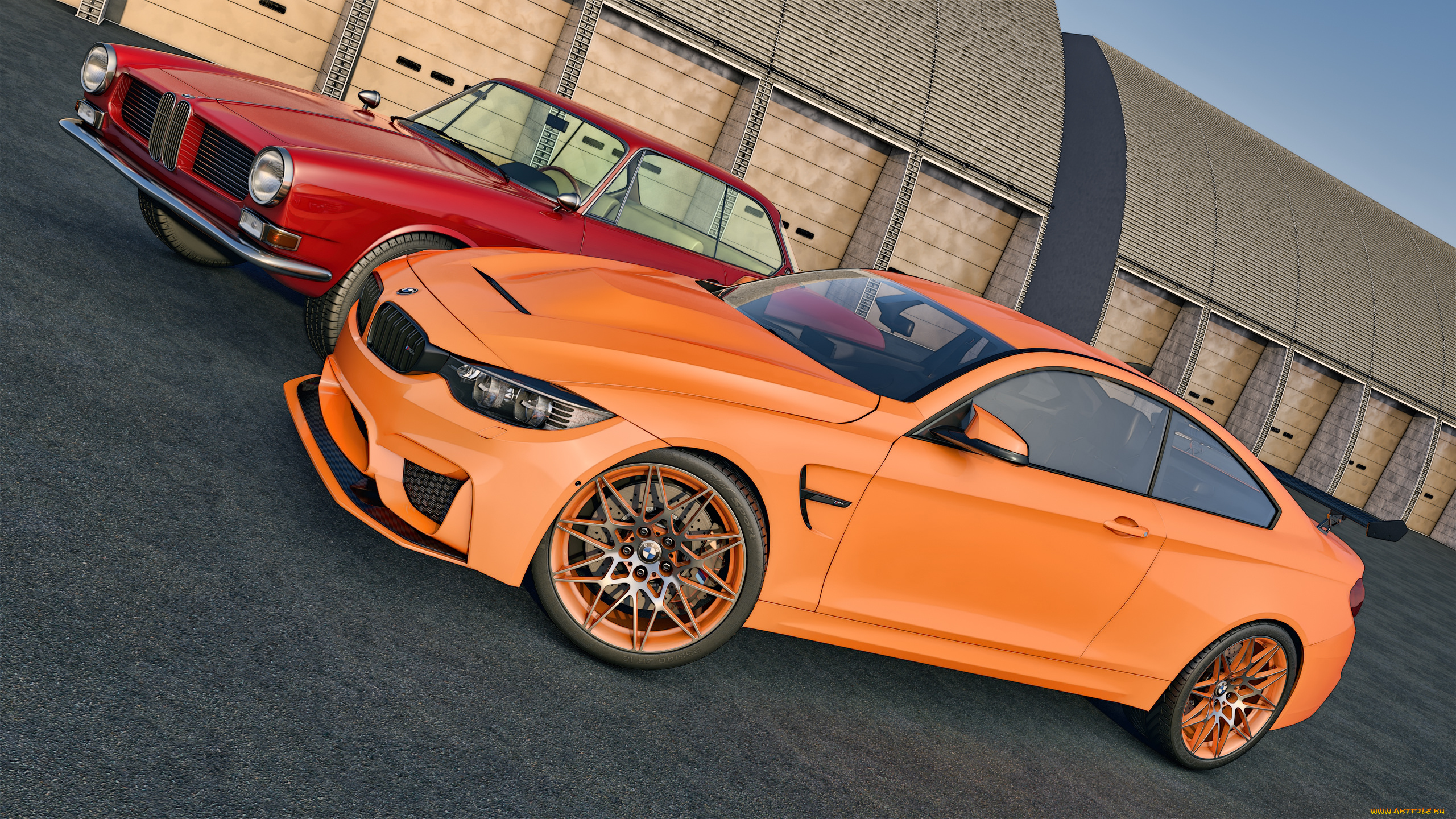 автомобили, 3д, автомобиль, фон