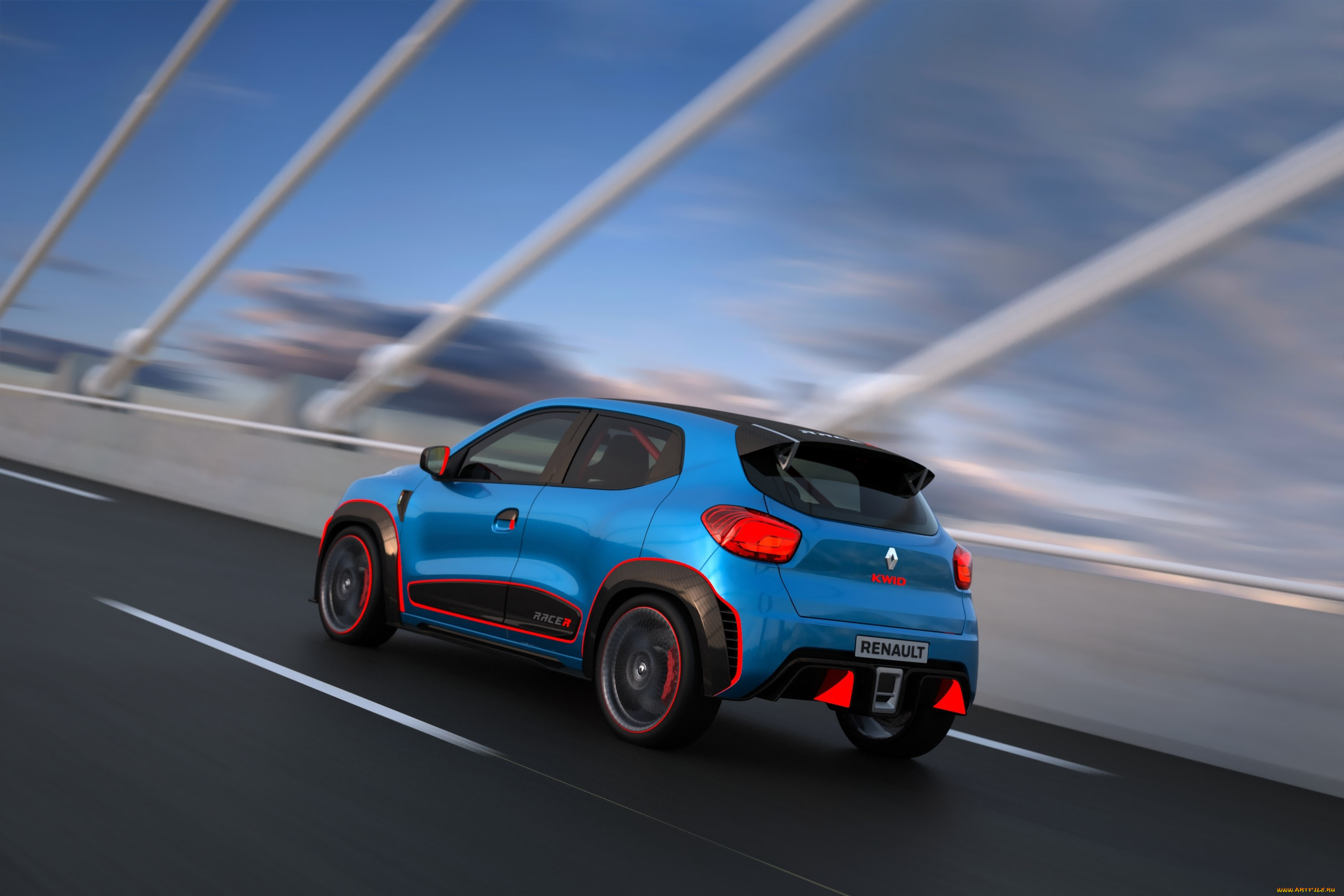 автомобили, renault, kwid, racer, concept, 2016г