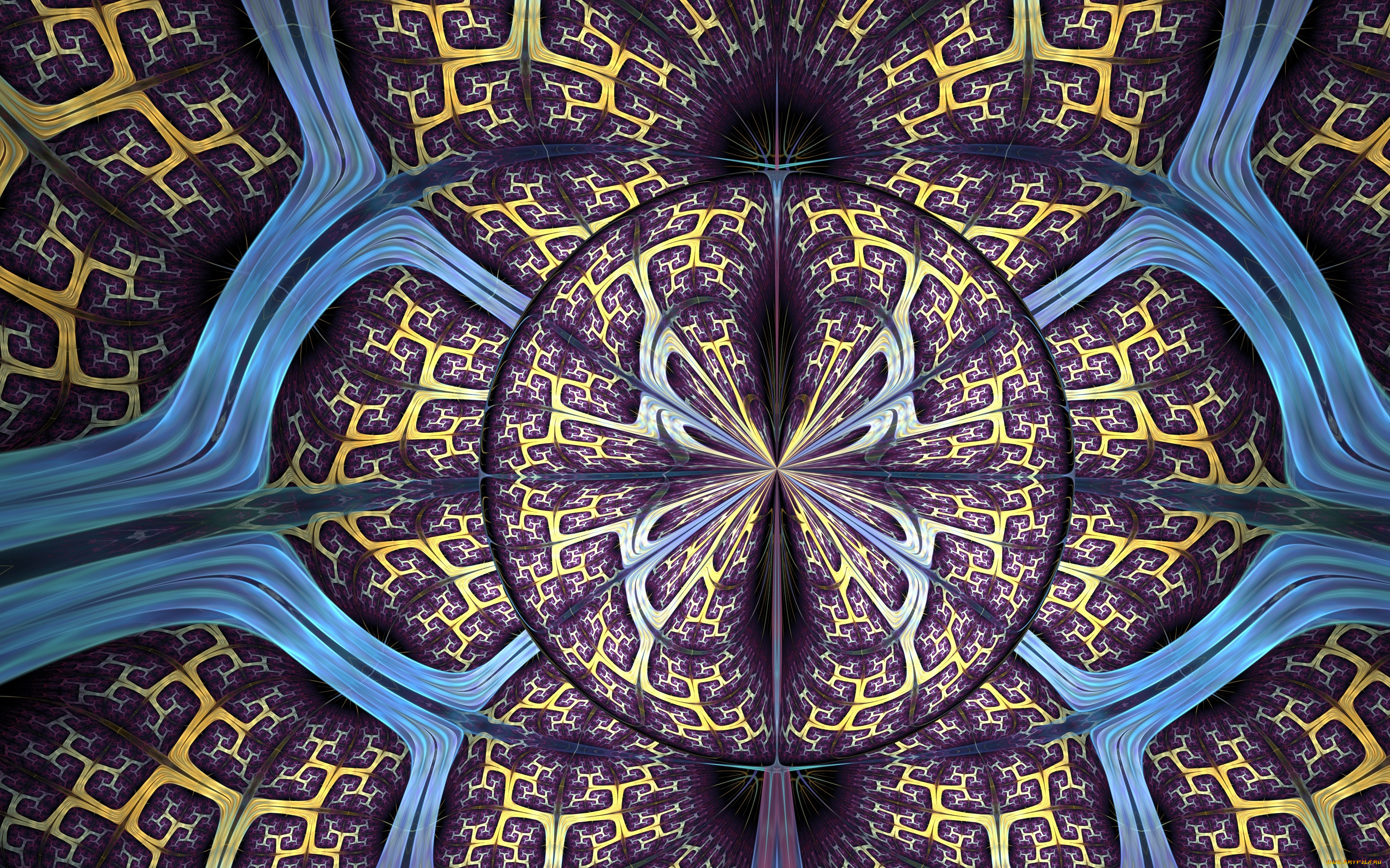 3д, графика, фракталы, , fractal, узор, фон, цвета