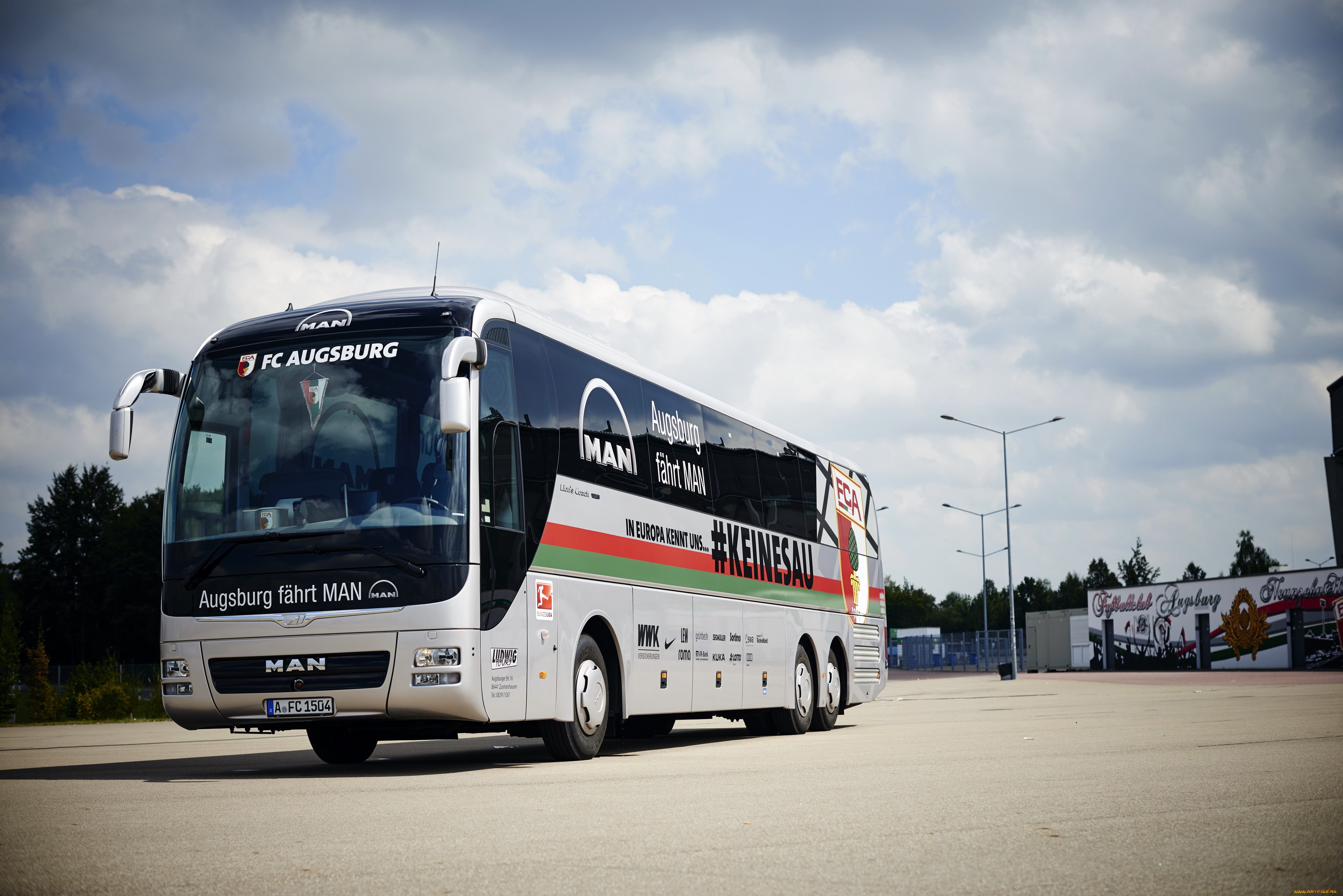 автомобили, автобусы, man, 2015г, fc, ausburg, fuball-club, supreme, coach, l, lions