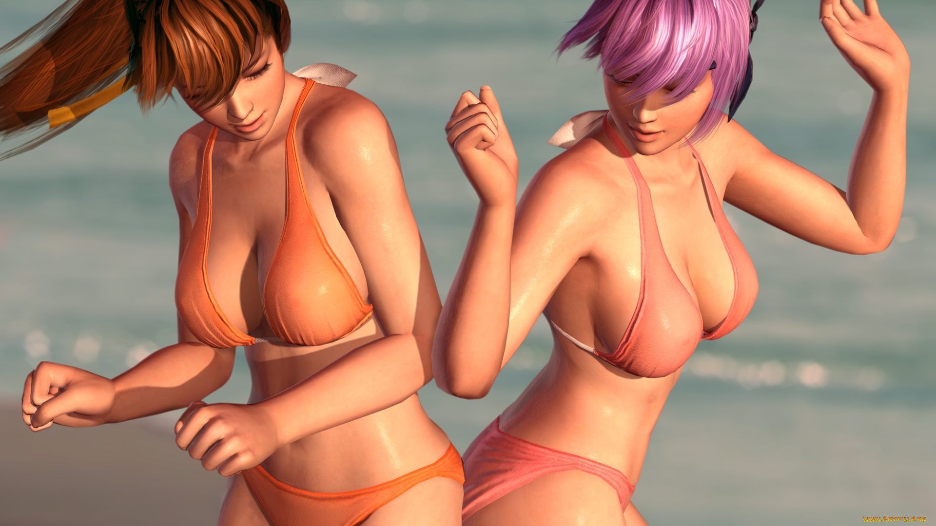 3д, графика, люди, , people, фон, девушки, взгляд