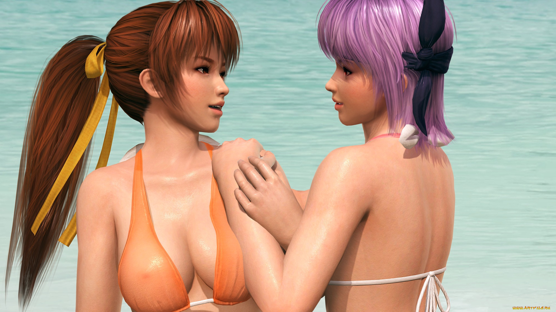 3д, графика, люди, , people, взгляд, девушки, фон