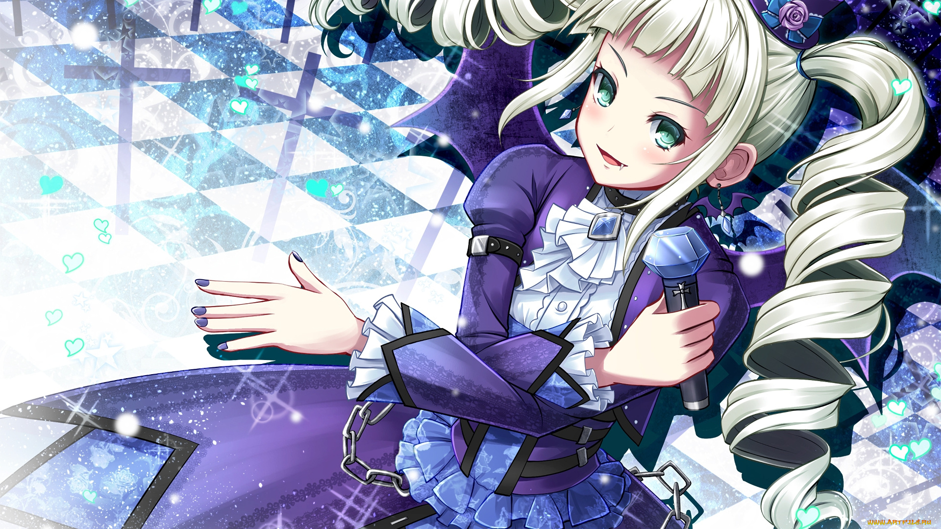 аниме, aikatsu, фон, взгляд, девушка