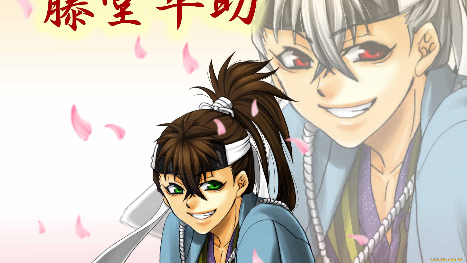 аниме, hakuouki, toudou, heisuke