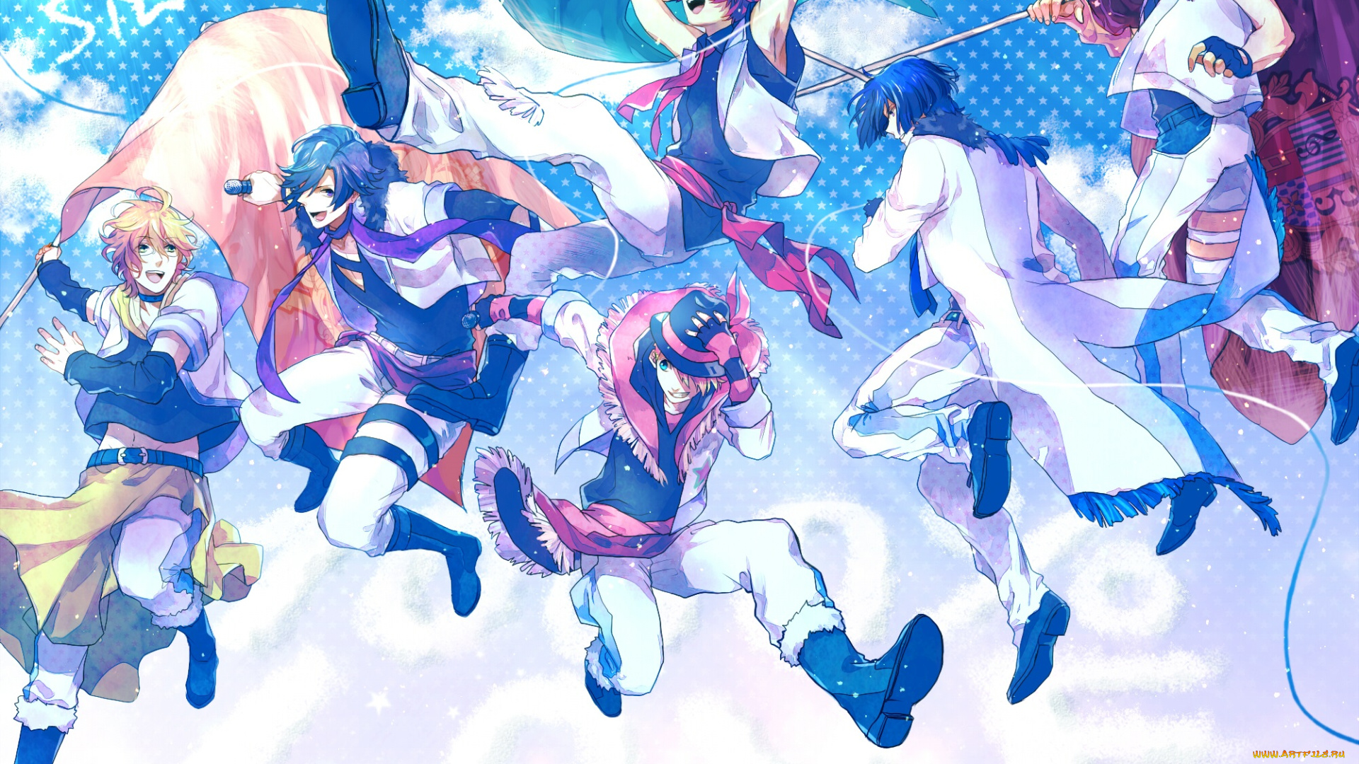 аниме, uta, no, prince-sama, парни