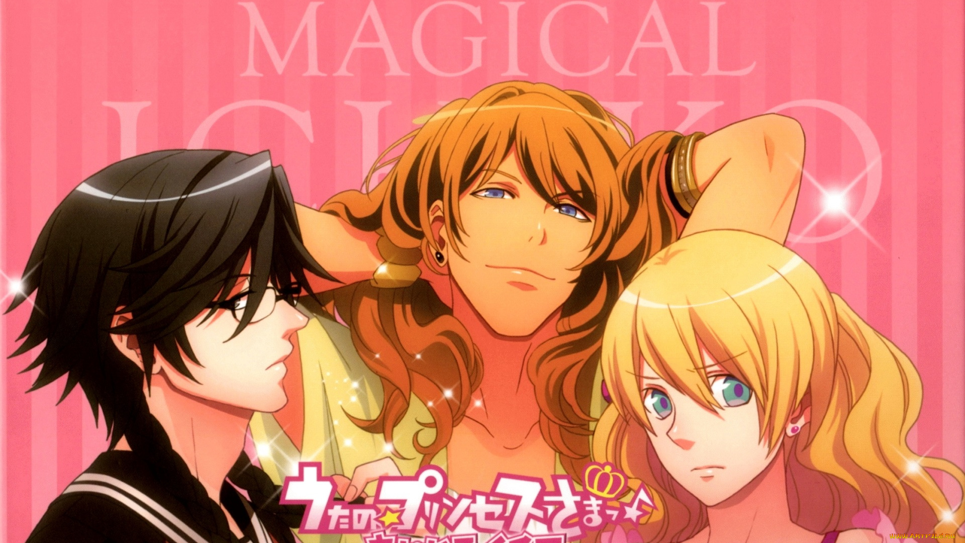 аниме, uta, no, prince-sama, парни