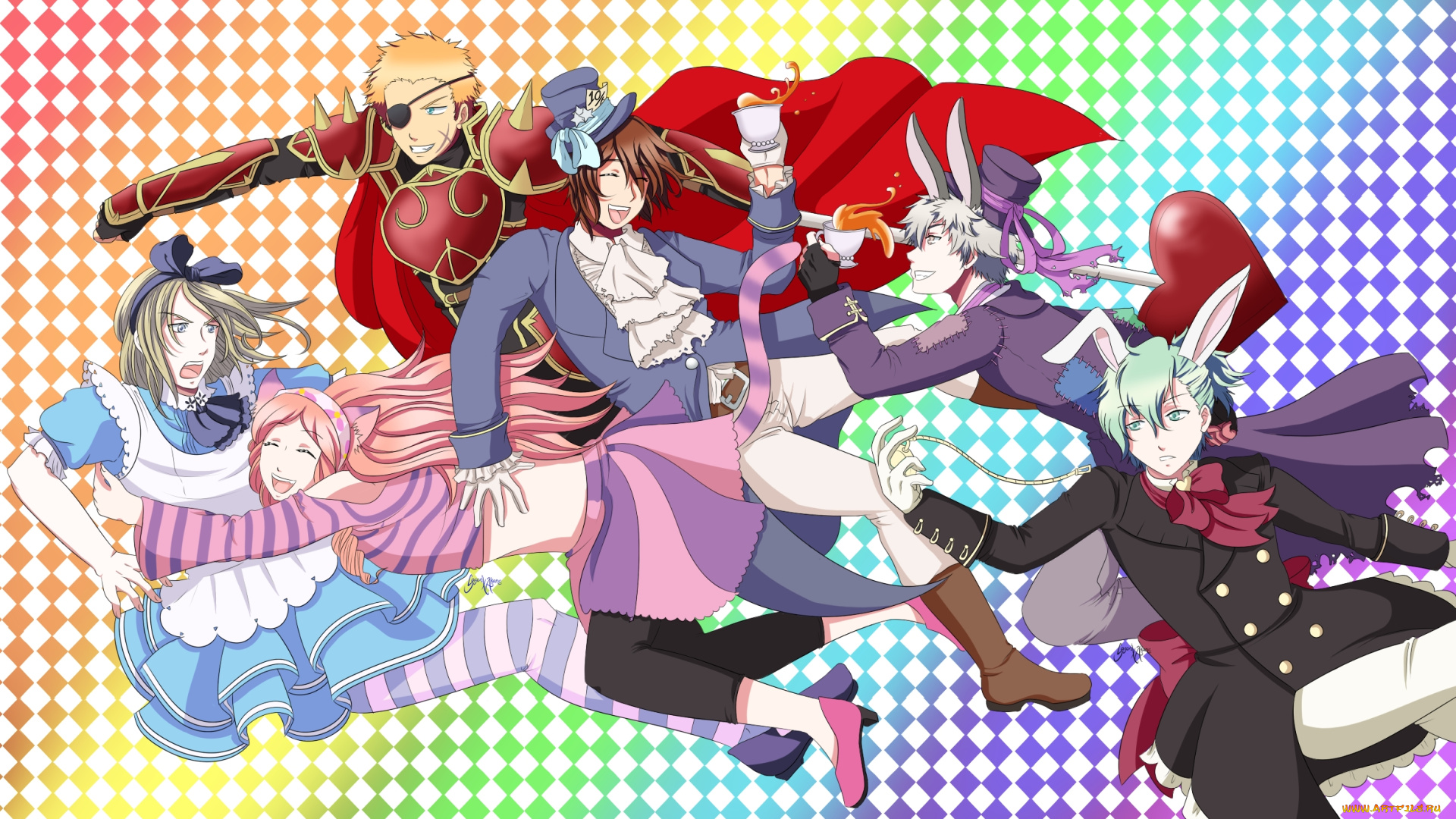 аниме, uta, no, prince-sama, парни