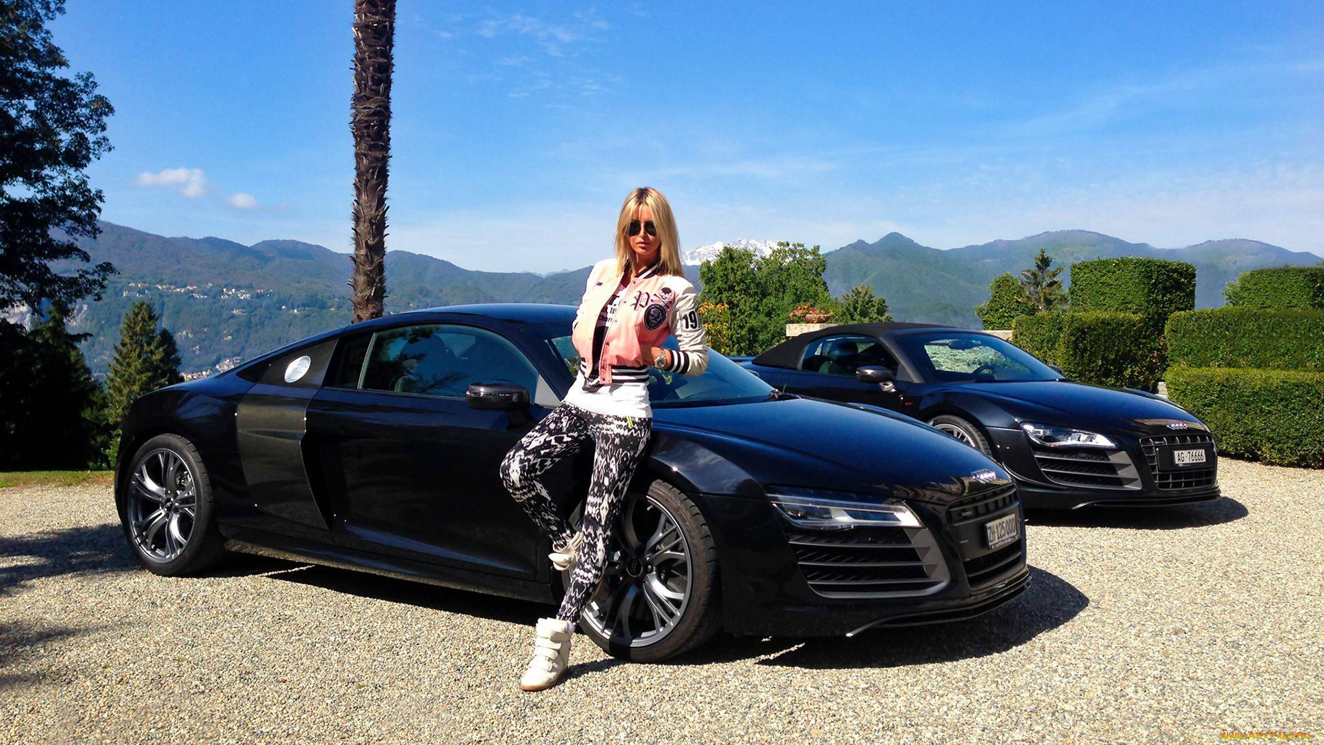 автомобили, -авто, с, девушками, audi