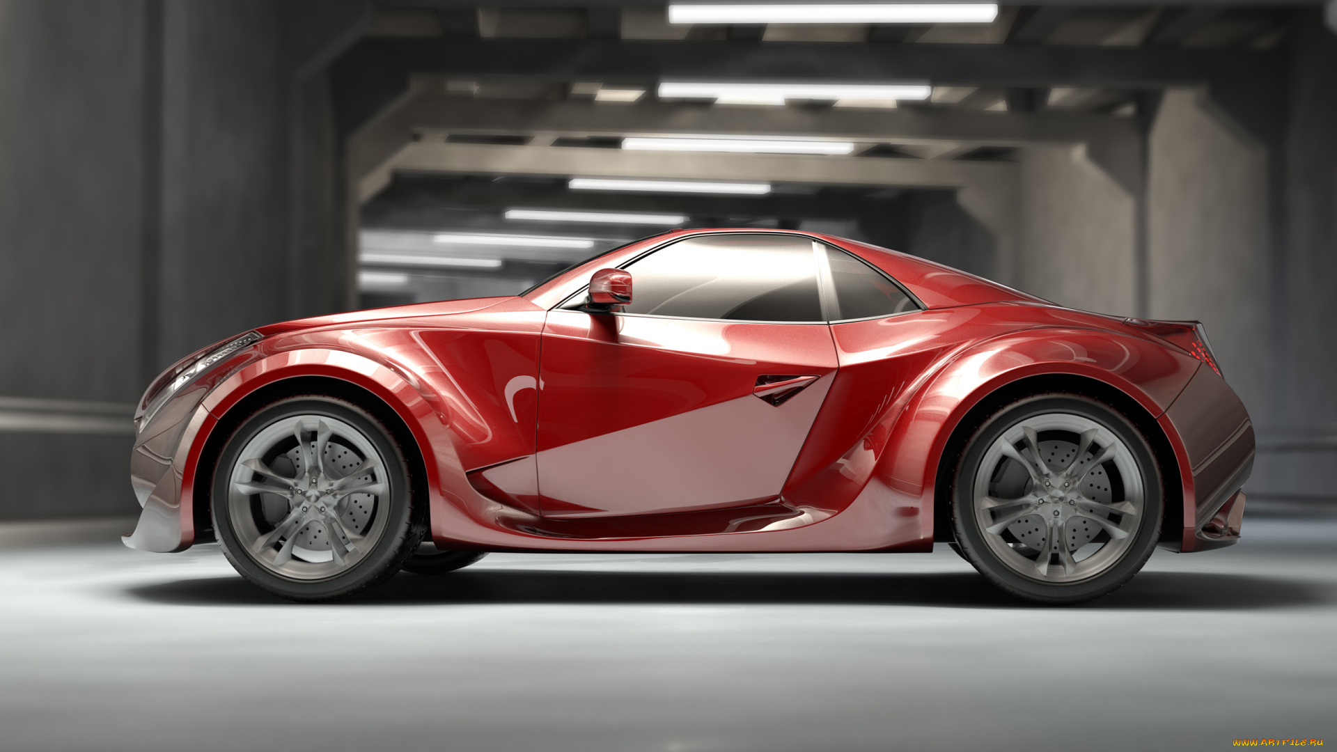 future, car, автомобили, 3д, future, графика, car, автомобиль, бардовый