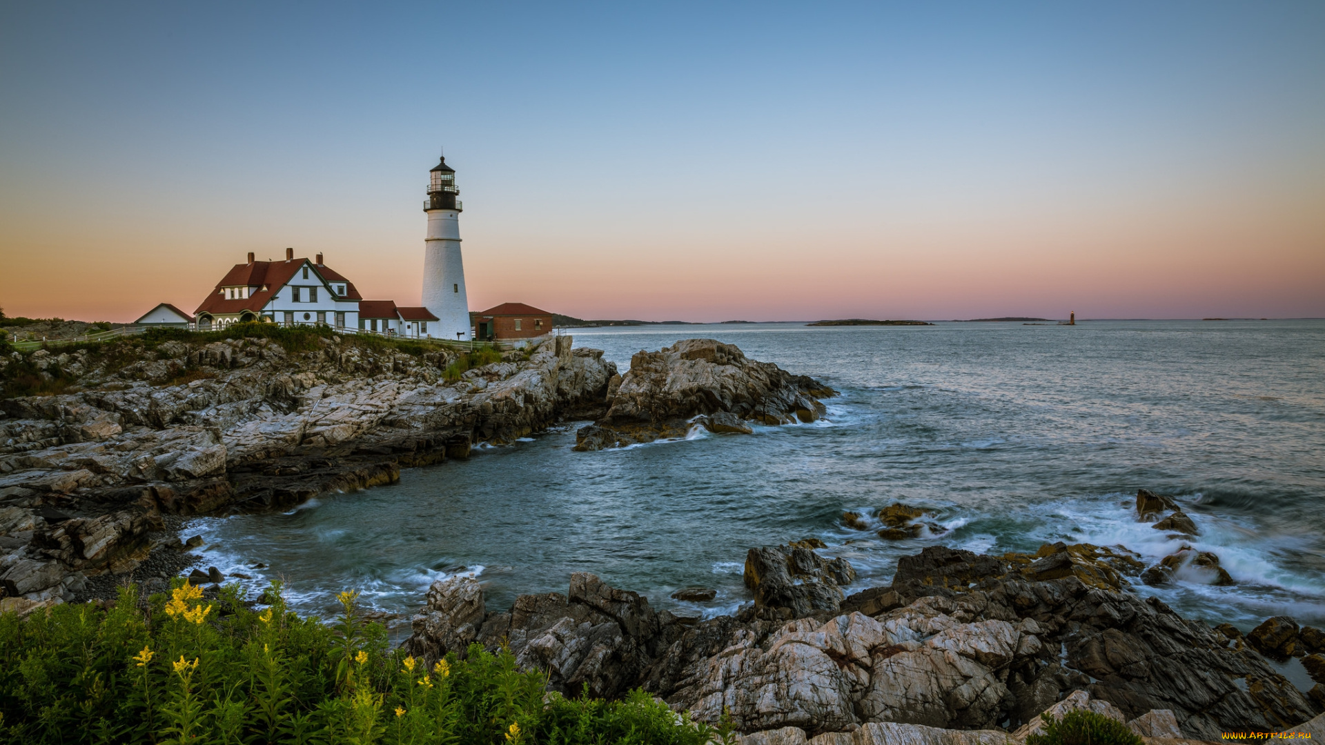 природа, маяки, побережье, маяк