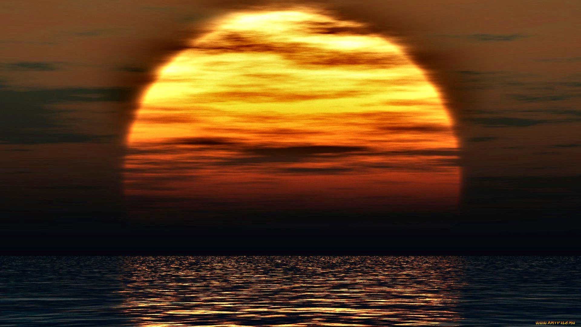 природа, восходы, закаты, море, закат