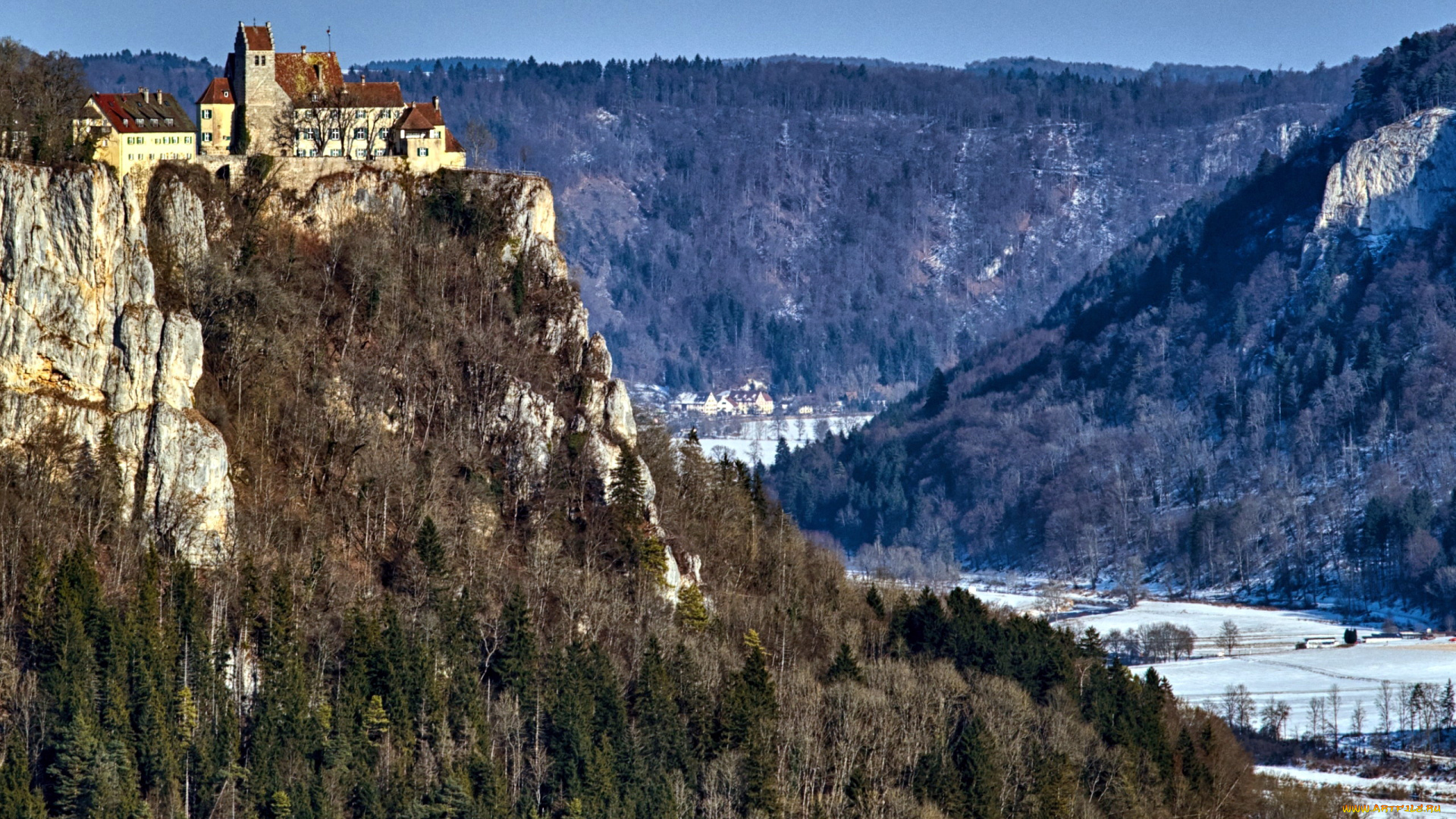 werenwag, castle, , germany, города, замки, германии, werenwag, castle